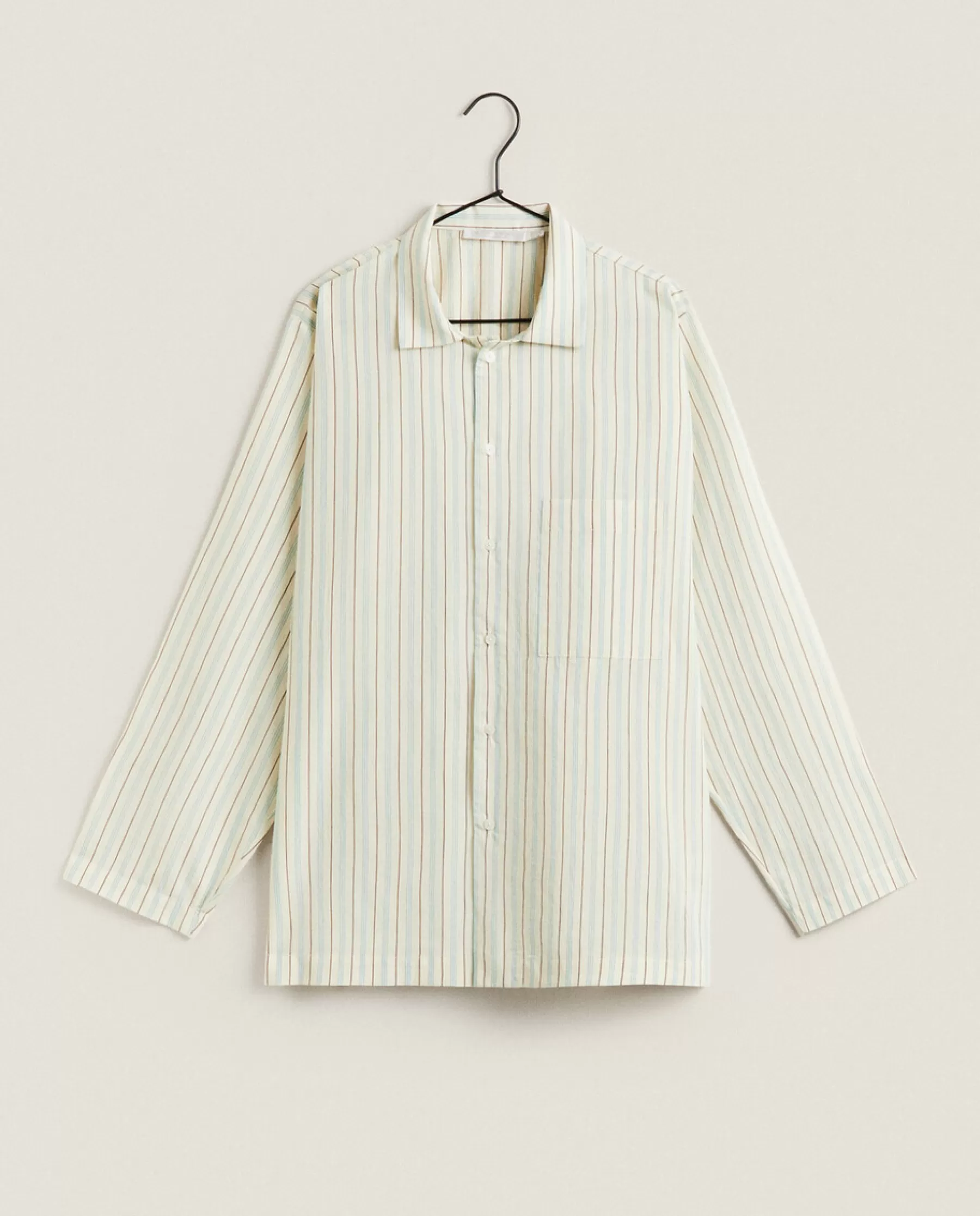 ZARA Home Shirt With Thin Stripes | Pajamas