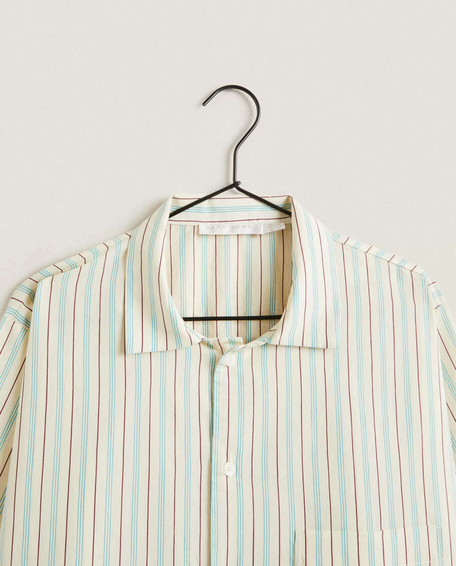 ZARA Home Shirt With Thin Stripes | Pajamas