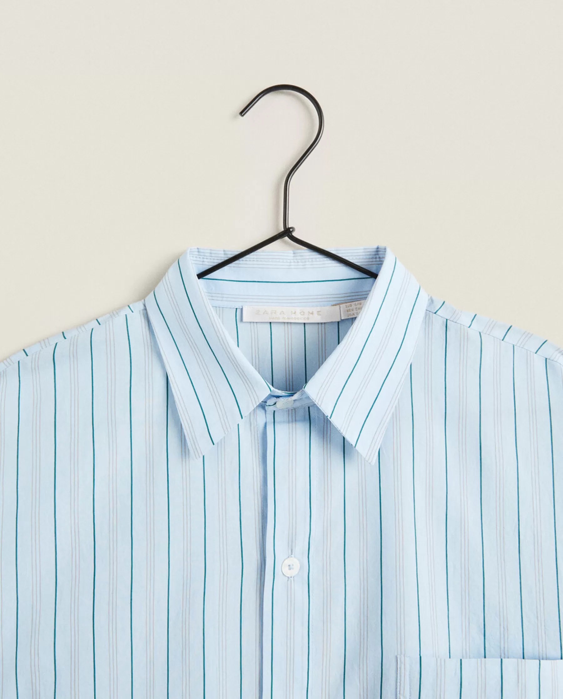 ZARA Home Shirt With Thin Stripes | Pajamas