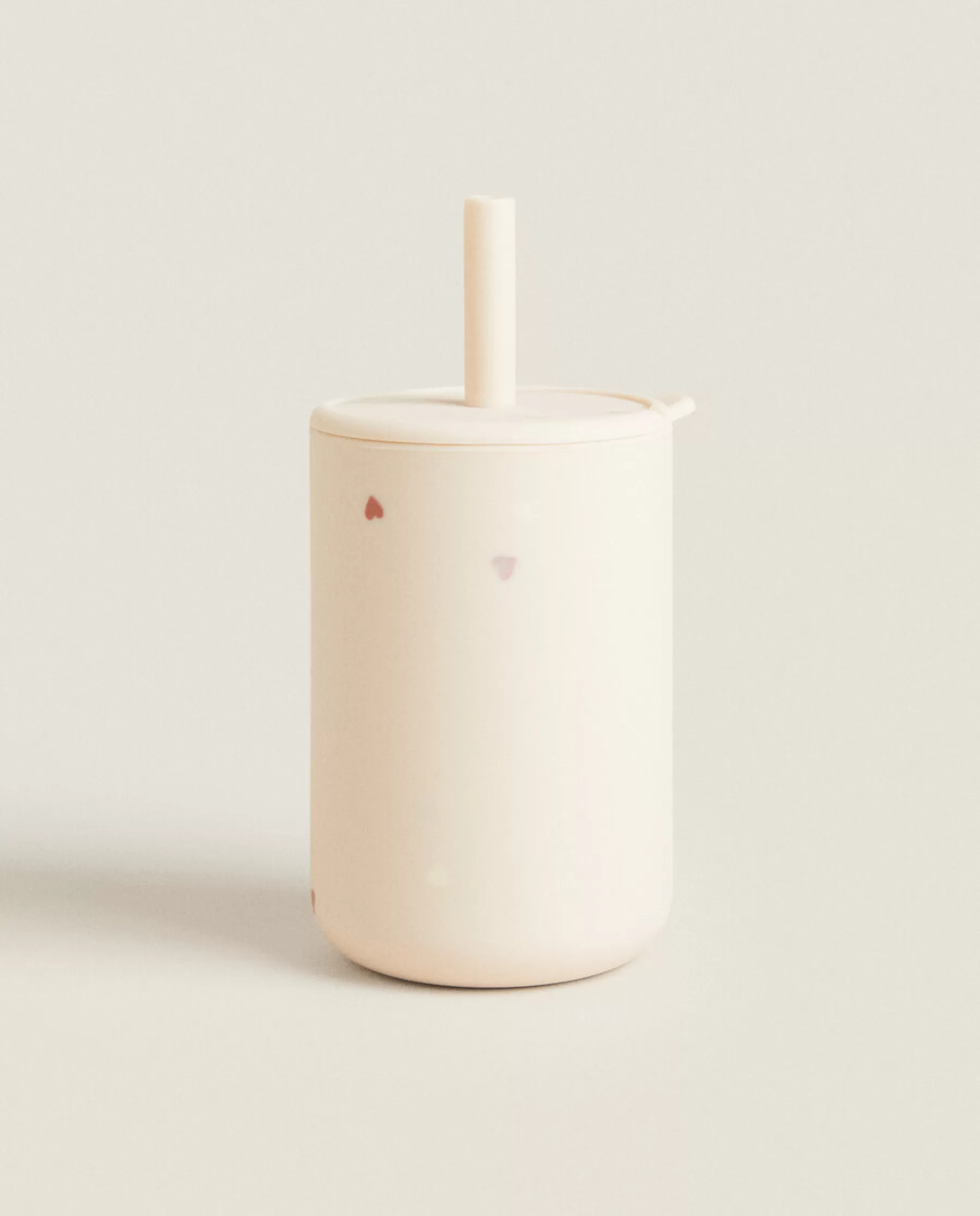 ZARA Home Silicone Heart Tumbler With Straw | Mealtime