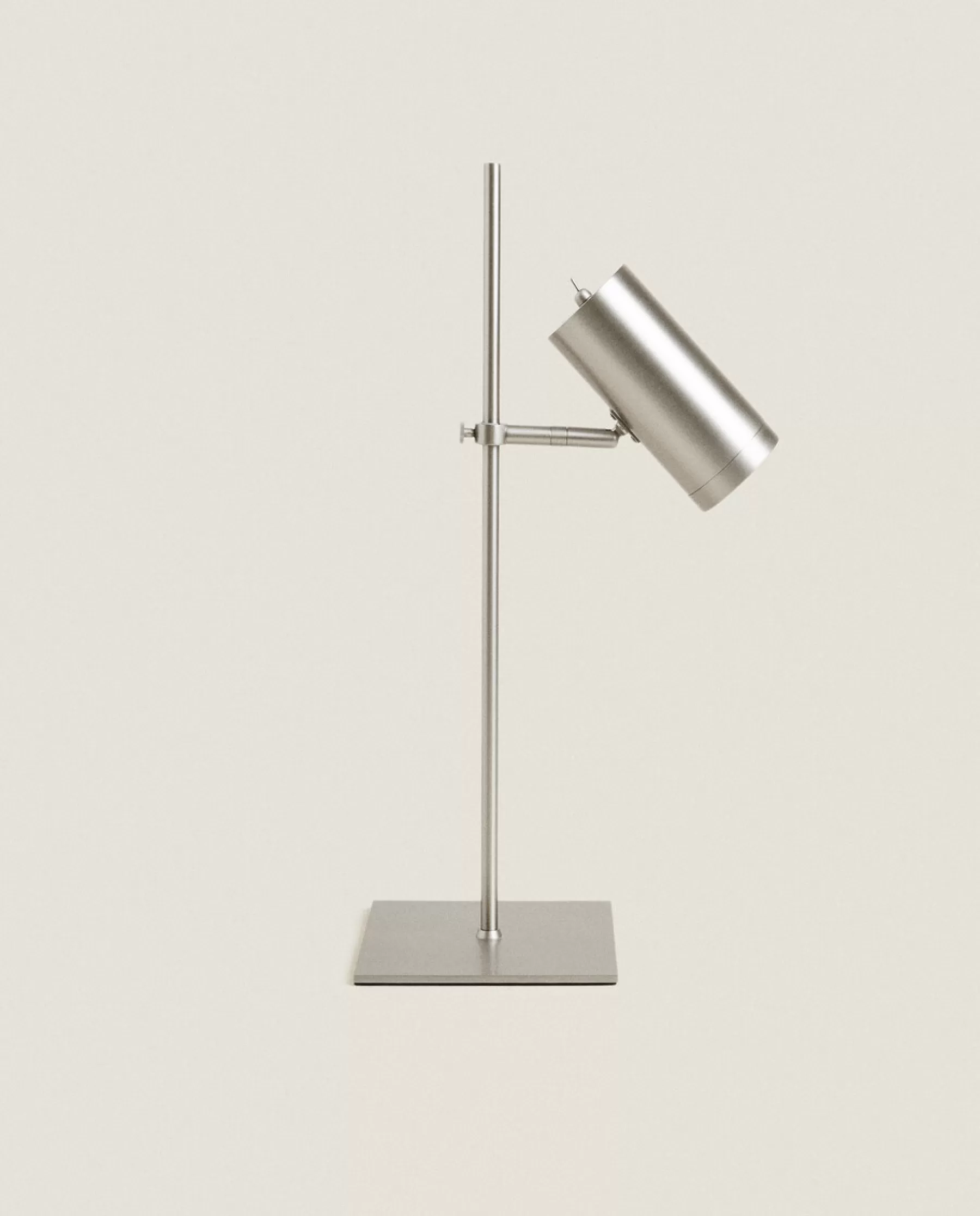 ZARA Home Silver Metal Usb Rechargeable Desk Lamp | Stationery