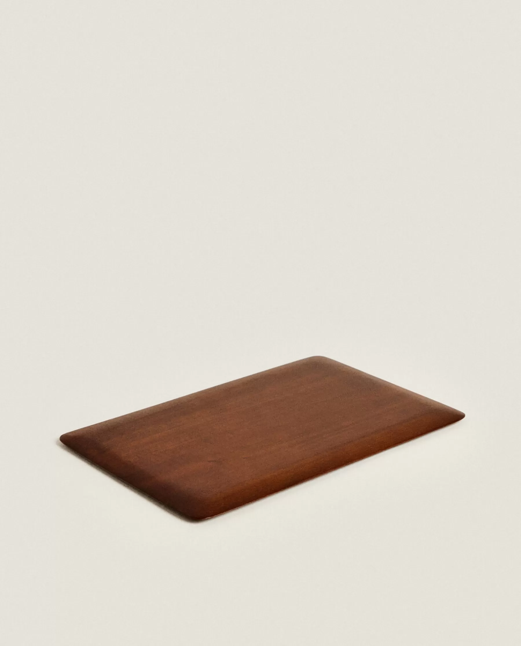 ZARA Home Small Flat Wood Tray | Trays & Candles