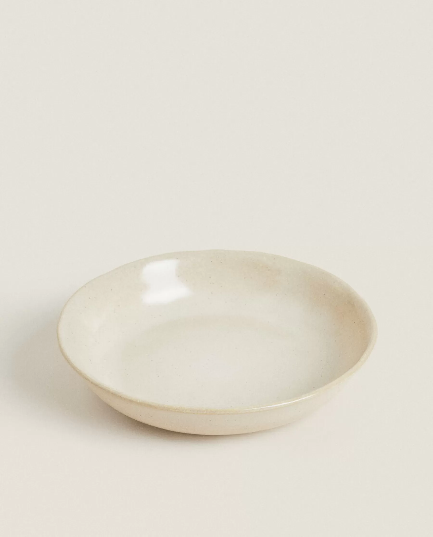 ZARA Home Speckled Stoneware Soup Plate | Soup Plates