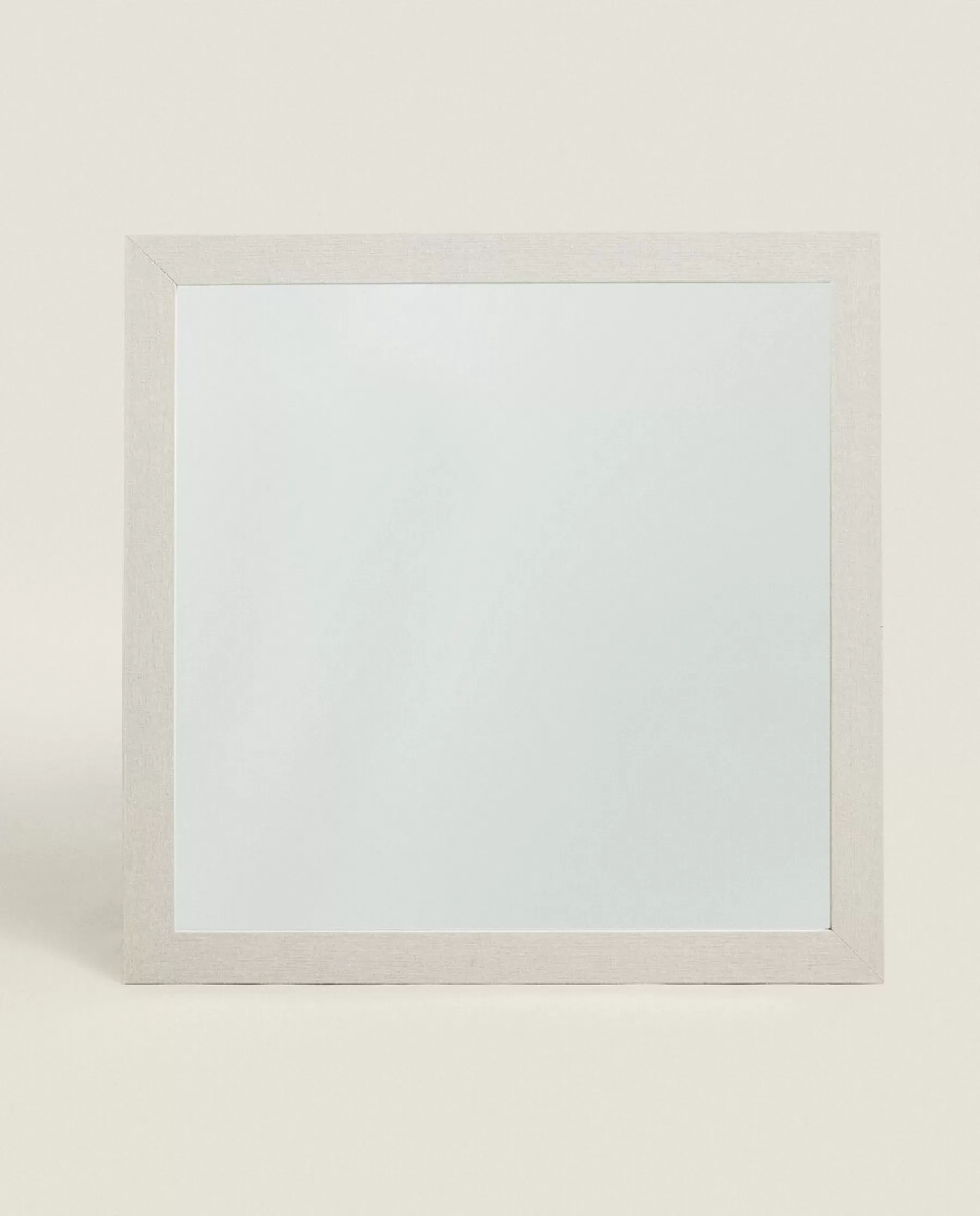 ZARA Home Square Wall Mirror With Linen Frame | Mirrors