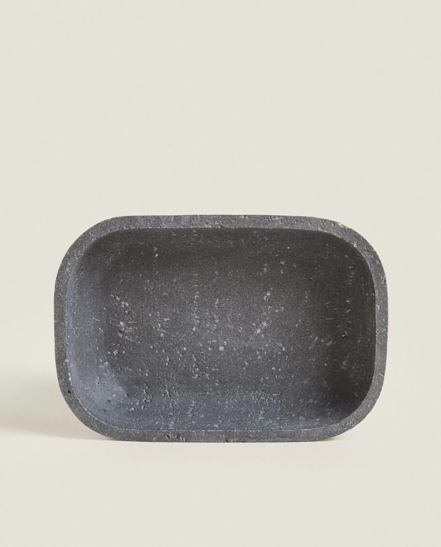 ZARA Home Stone Grey Resin Soap Dish | Soap Dishes