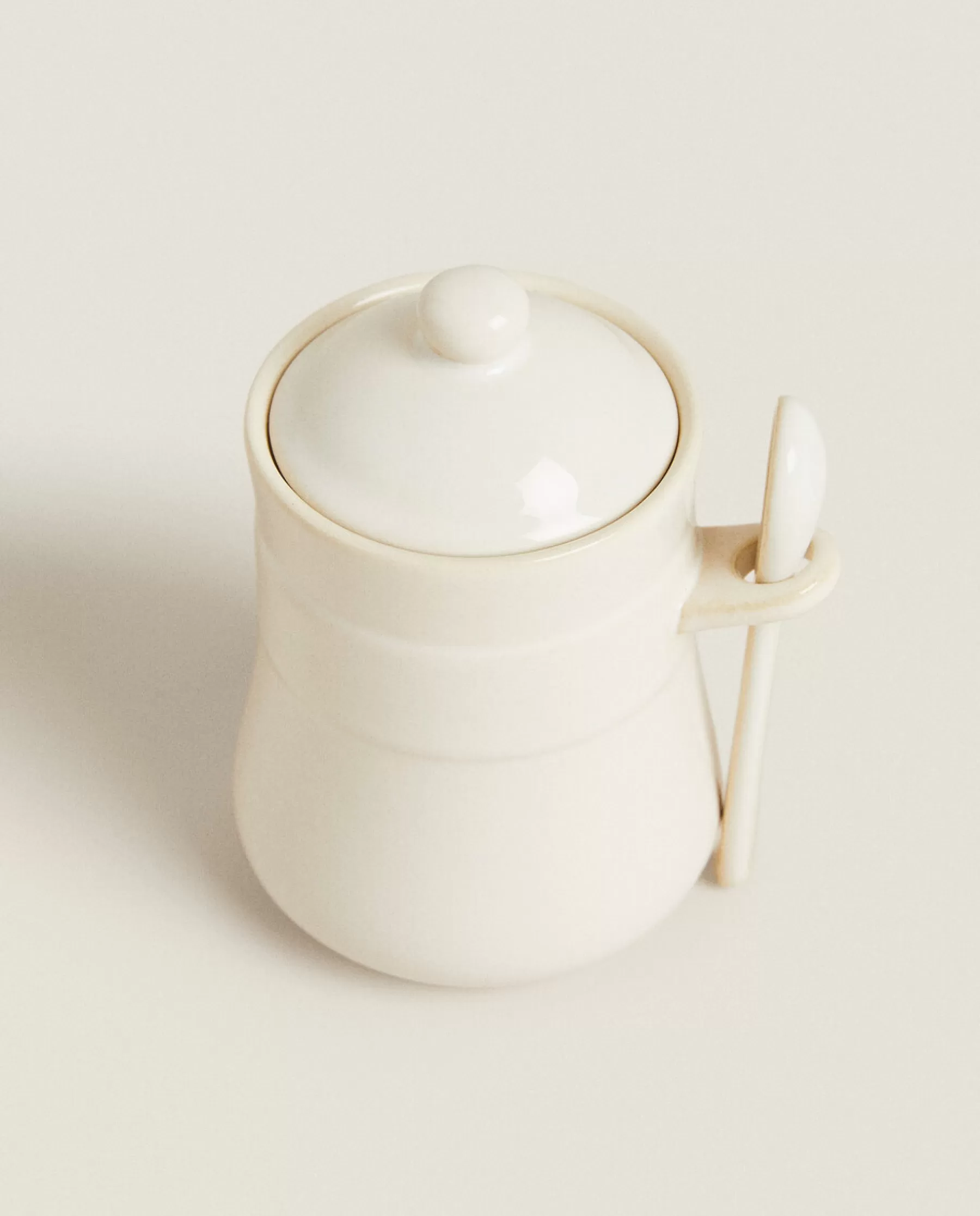 ZARA Home Stoneware Jam Jar | Kitchen Accessories