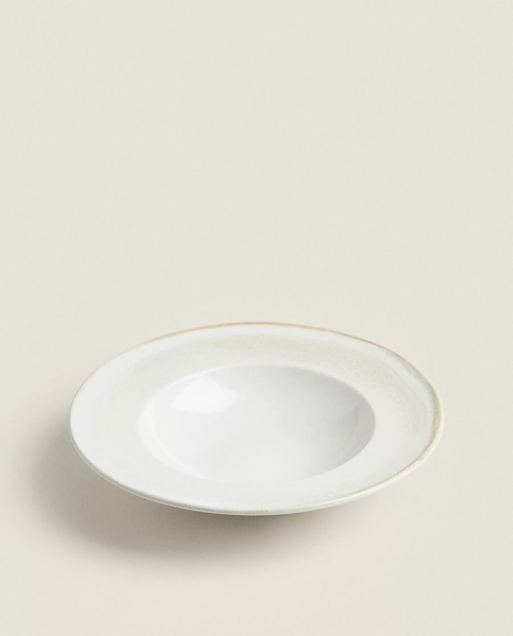 ZARA Home Stoneware Pasta Plate | Soup Plates