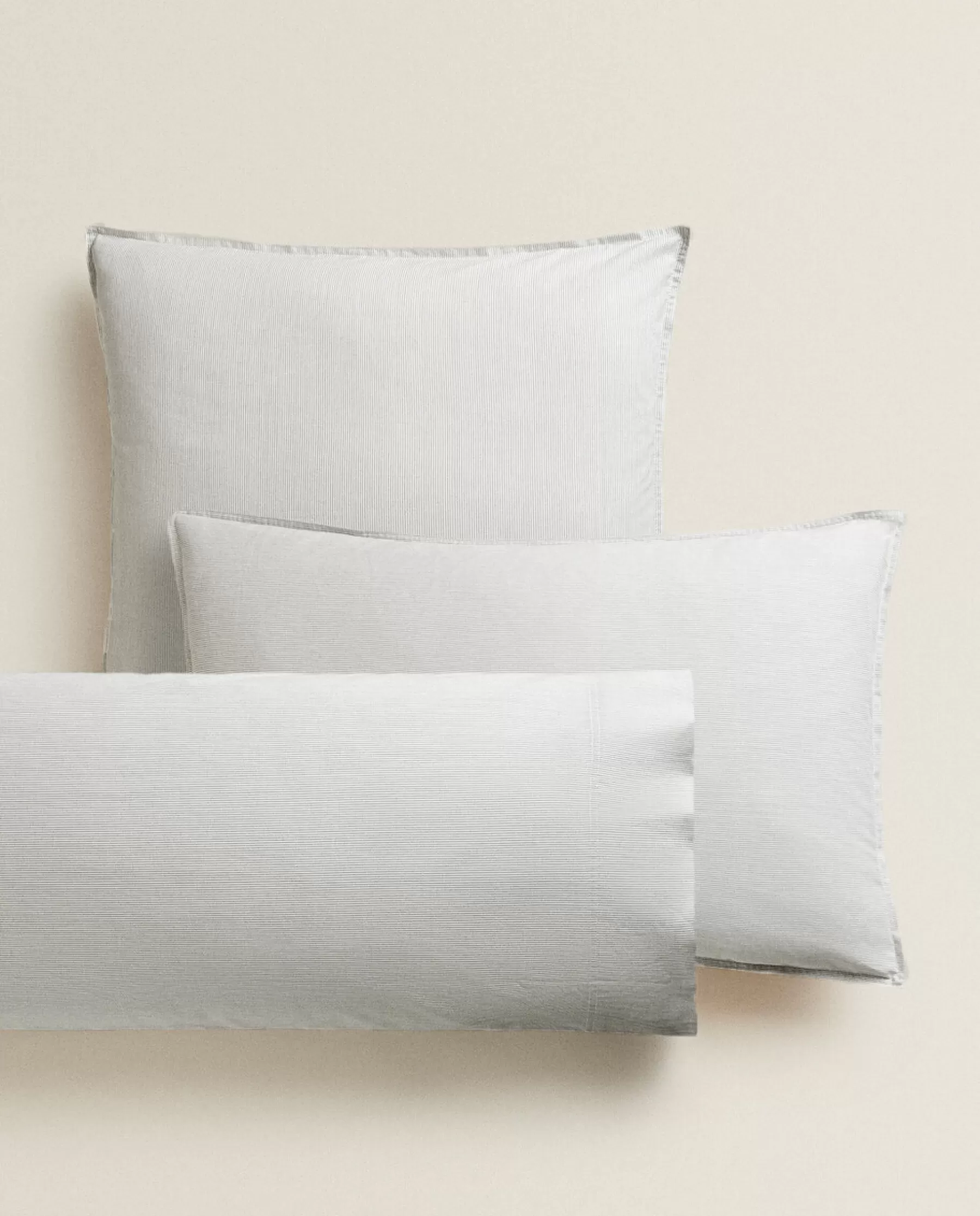 ZARA Home Striped Cotton Pillowcase | Pillowcases