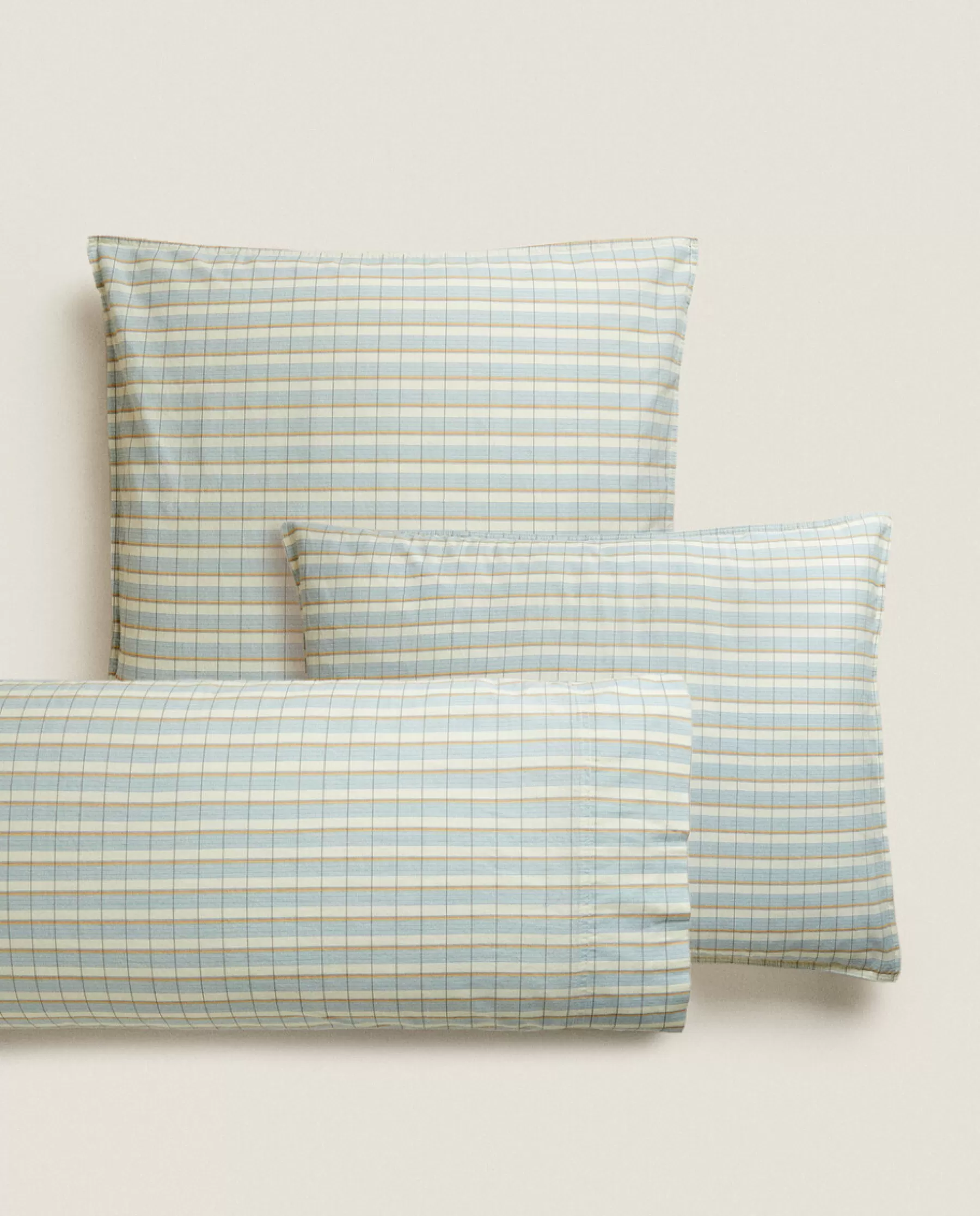 ZARA Home Striped Cotton Pillowcase | Pillowcases