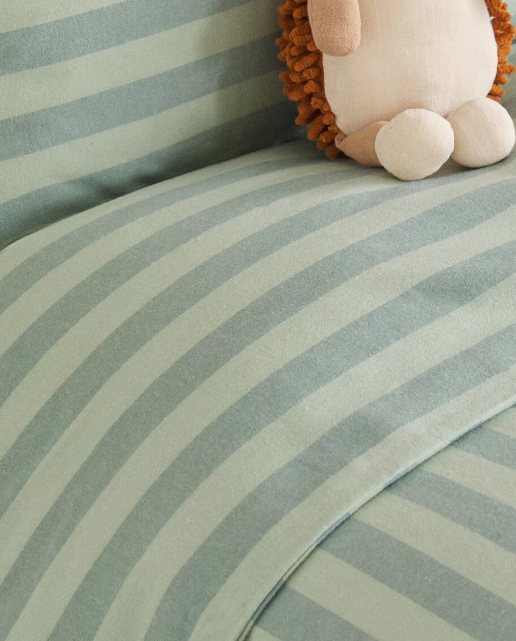 ZARA Home Striped Flannel Duvet Cover | Duvet Covers