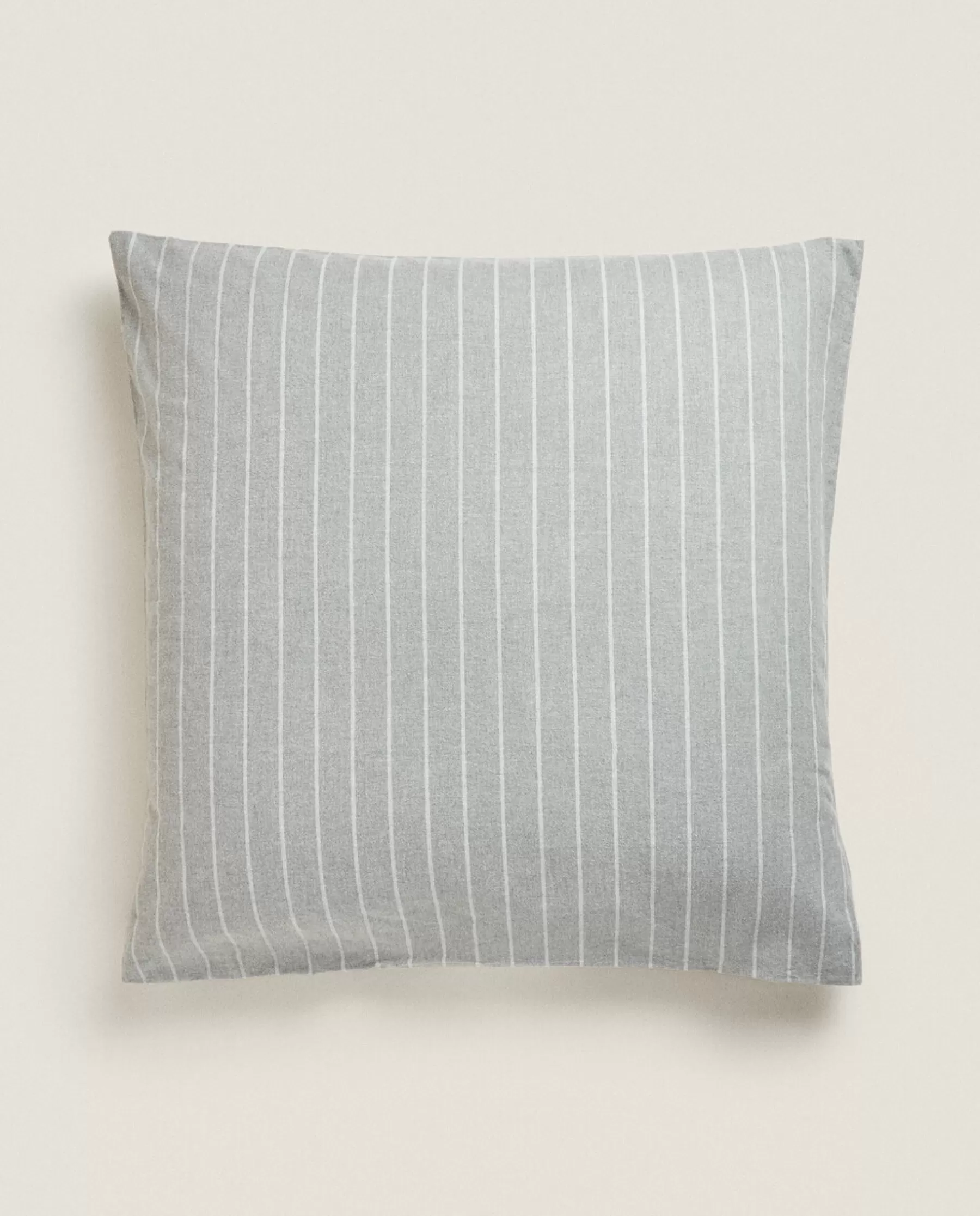 ZARA Home Striped Flannel Pillowcase | Pillowcases