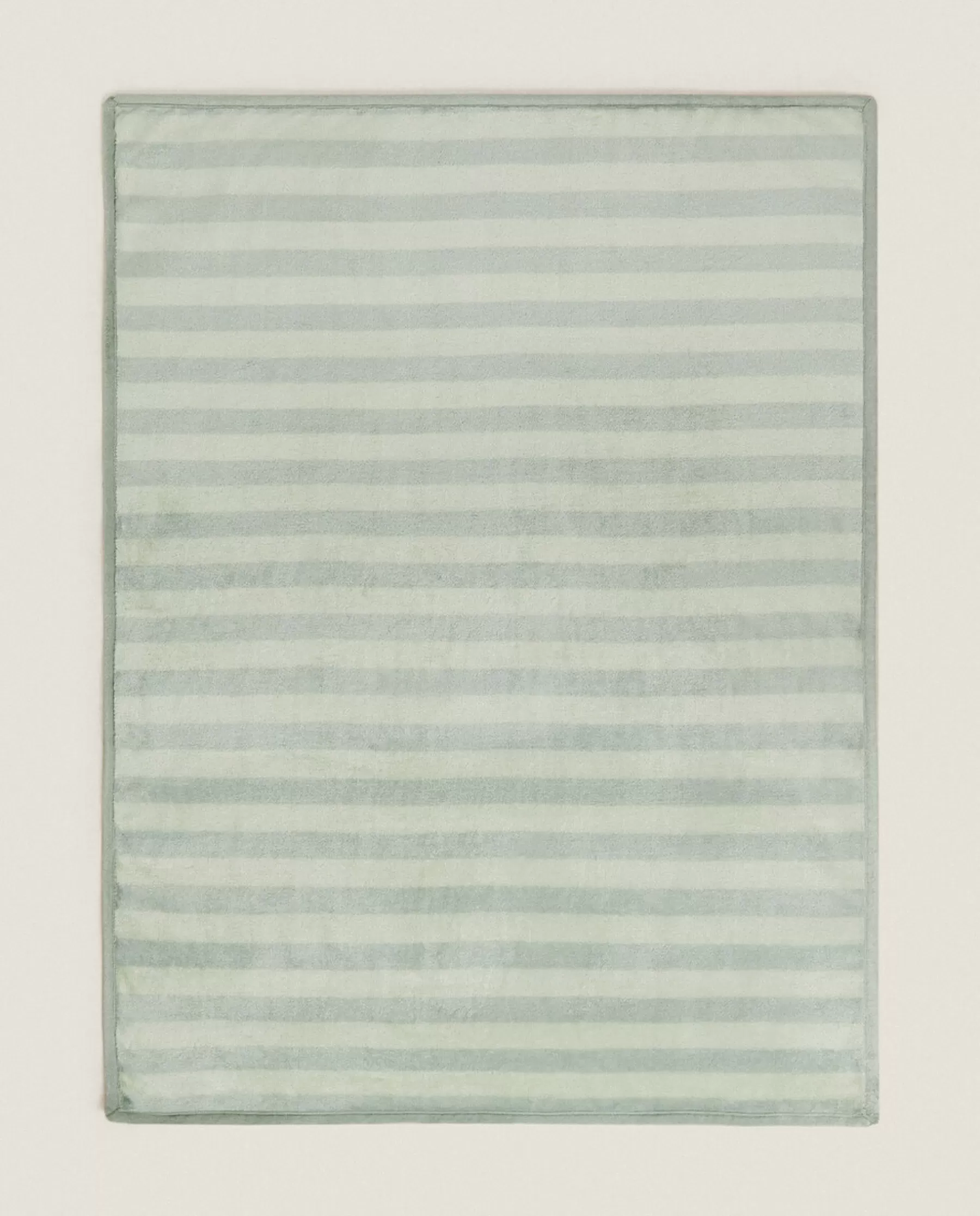 ZARA Home Striped Fleece Blanket | Blankets