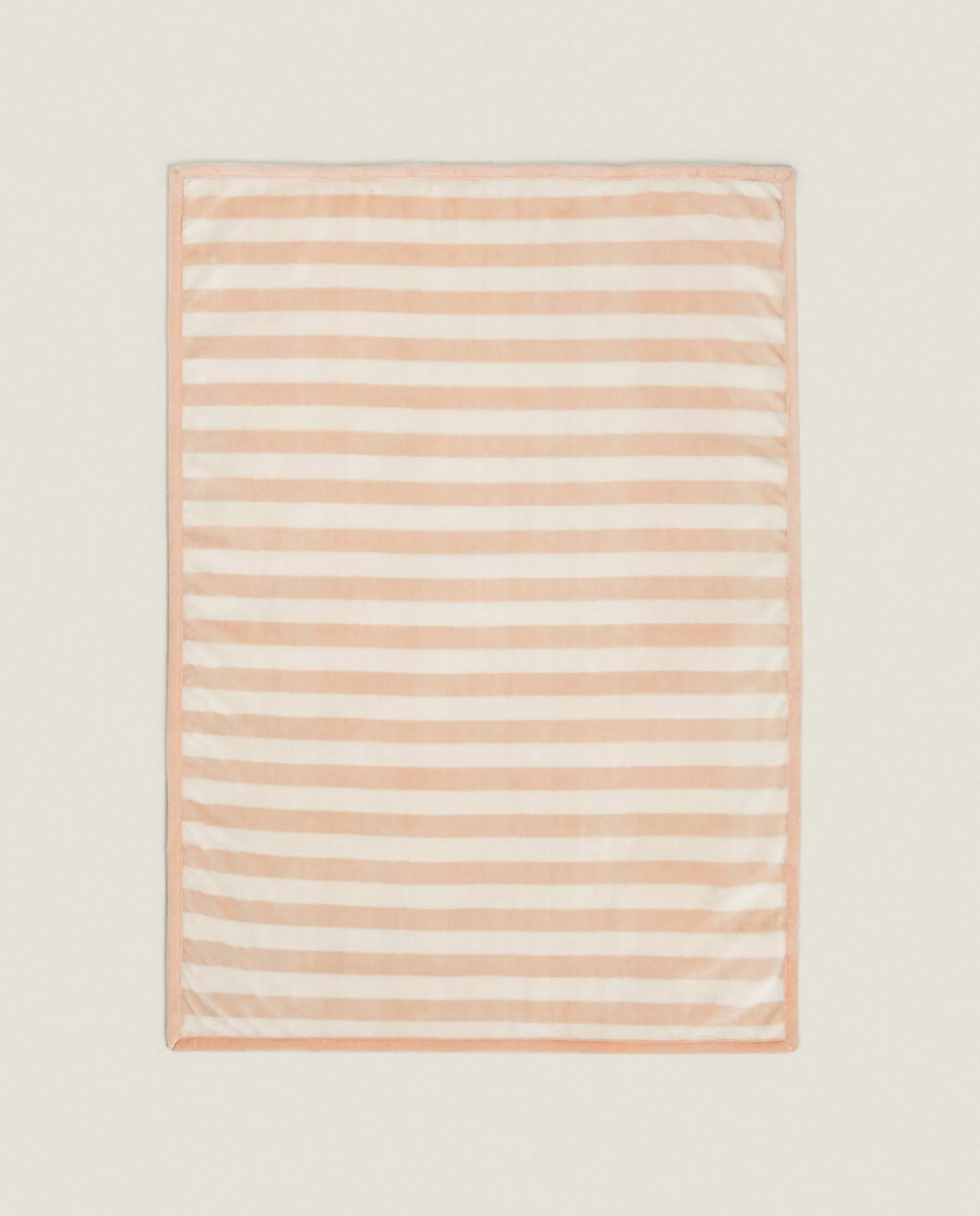 ZARA Home Striped Fleece Blanket | Blankets