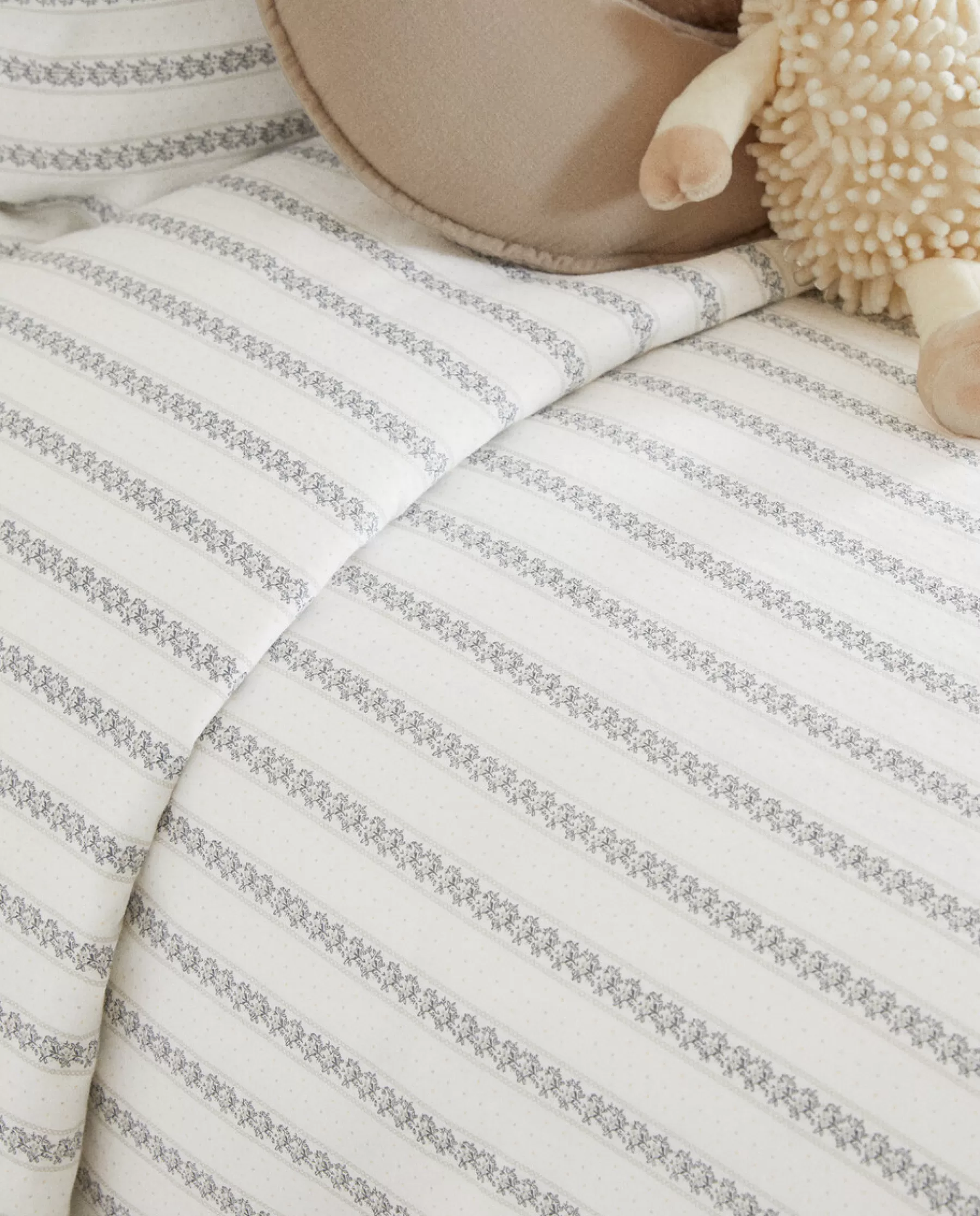 ZARA Home Striped Linen Duvet Cover | Duvet Covers