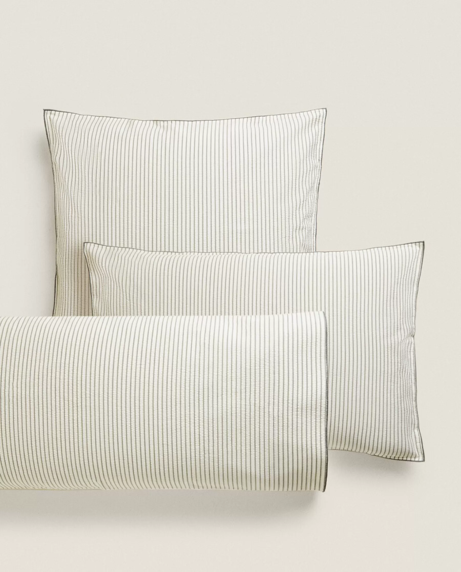 ZARA Home Striped Seersucker Pillowcase | Pillowcases