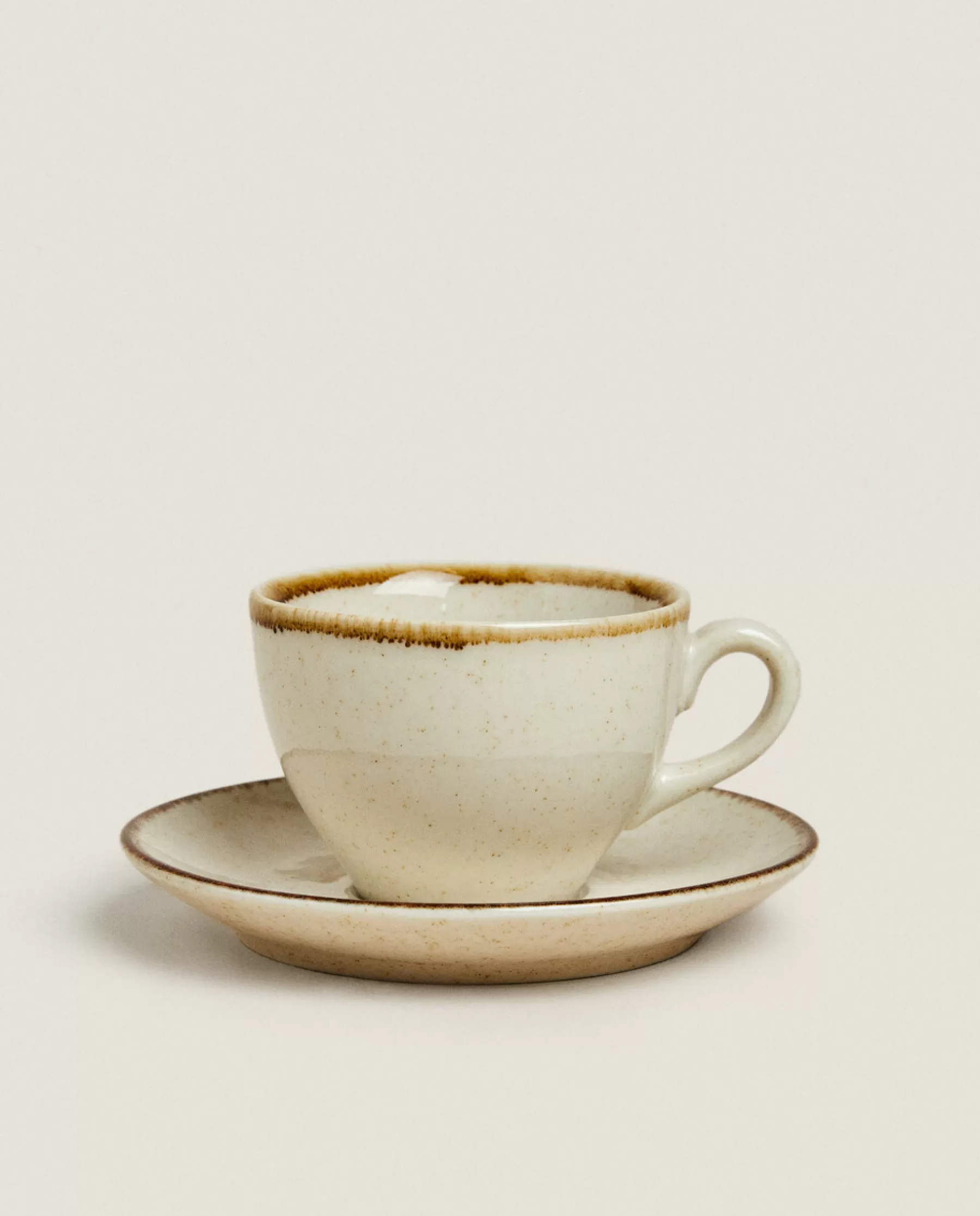 ZARA Home Teacup With Rim Detail | Mugs