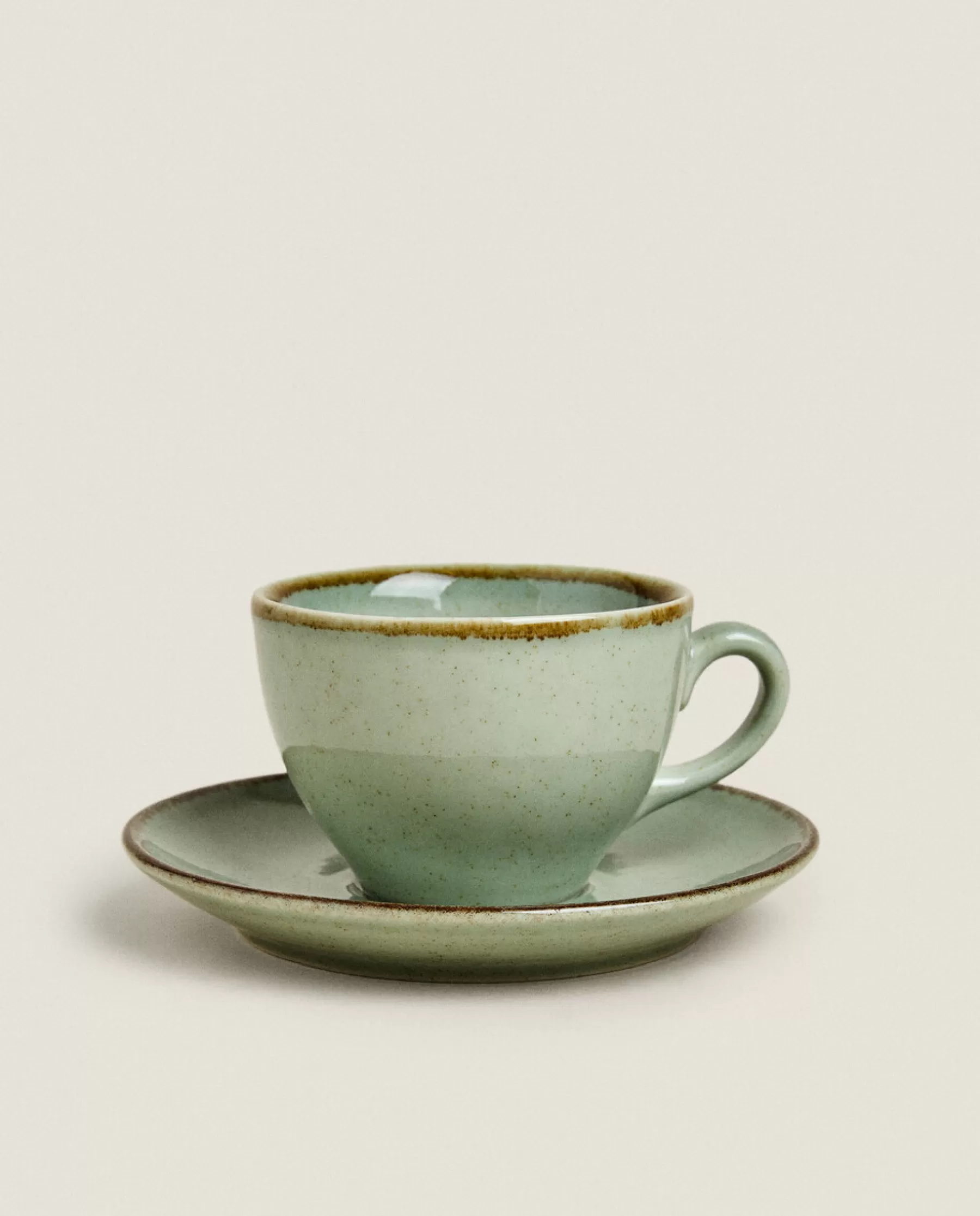 ZARA Home Teacup With Rim Detail | Mugs