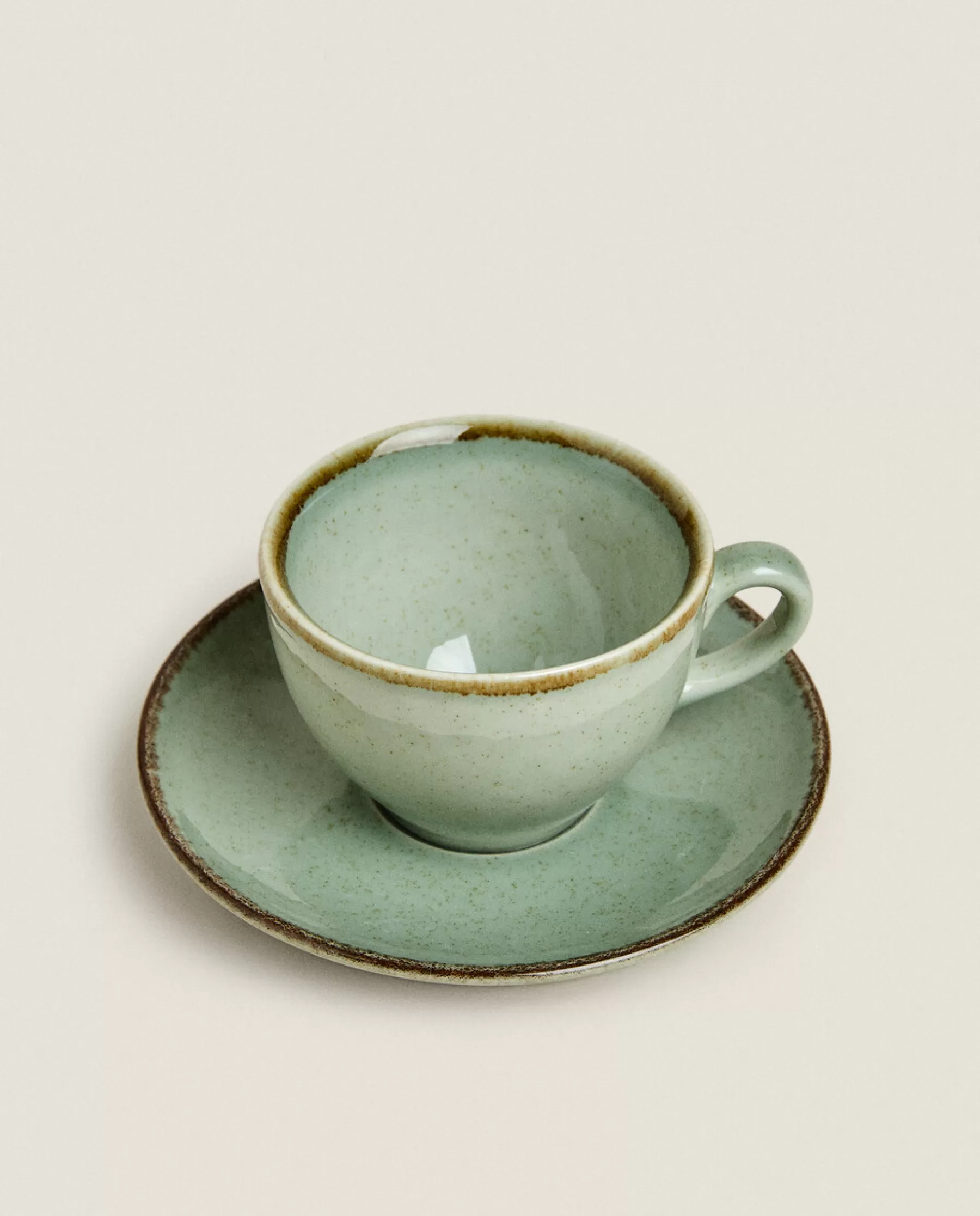 ZARA Home Teacup With Rim Detail | Mugs