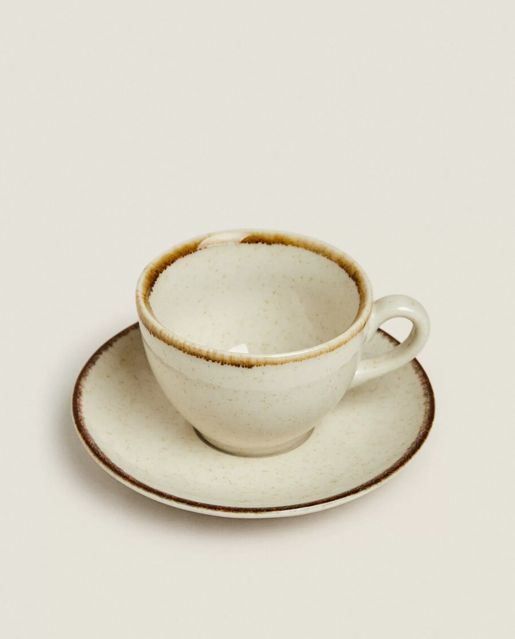 ZARA Home Teacup With Rim Detail | Mugs