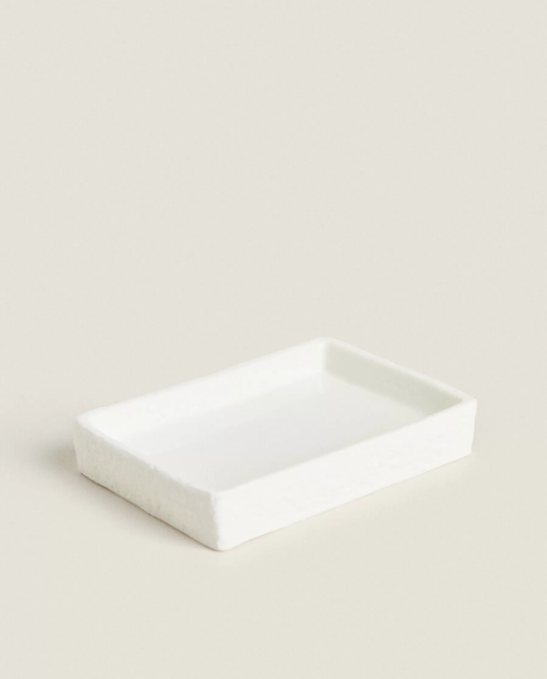 ZARA Home Textured Ceramic Soap Dish | Soap Dishes