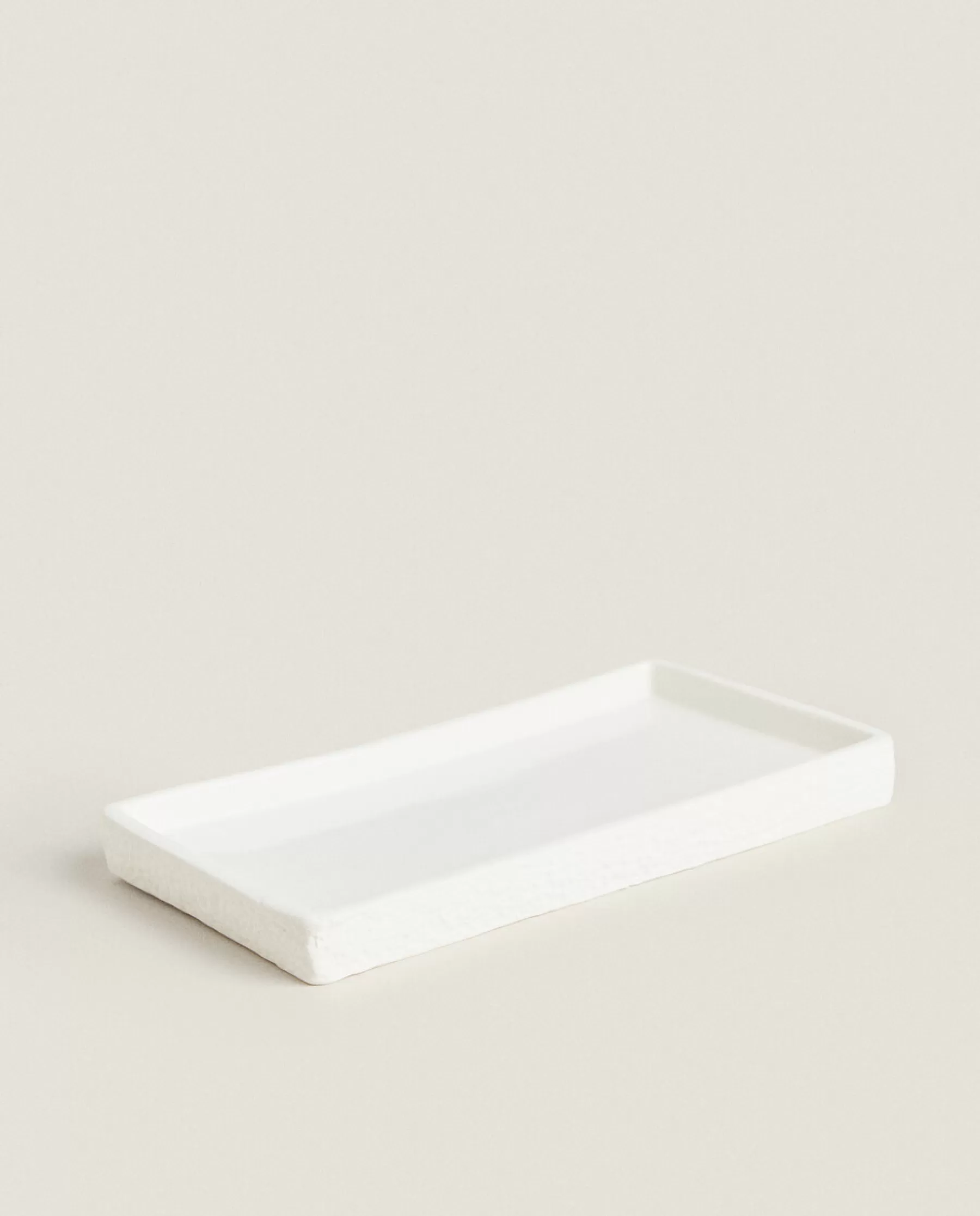 ZARA Home Textured Ceramic Tray | Trays & Candles