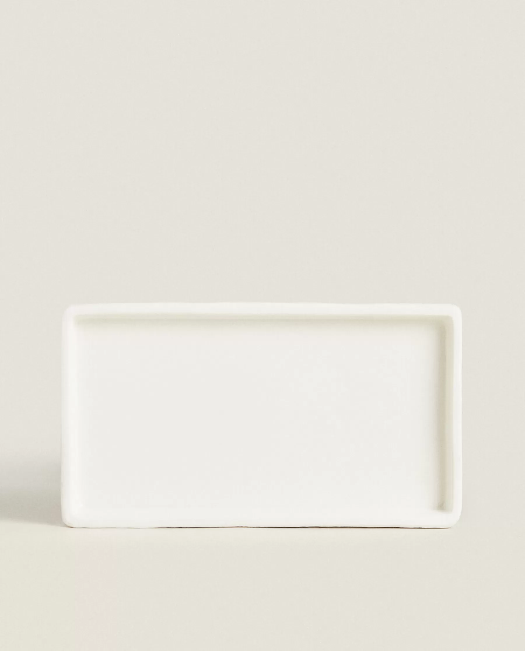 ZARA Home Textured Ceramic Tray | Trays & Candles