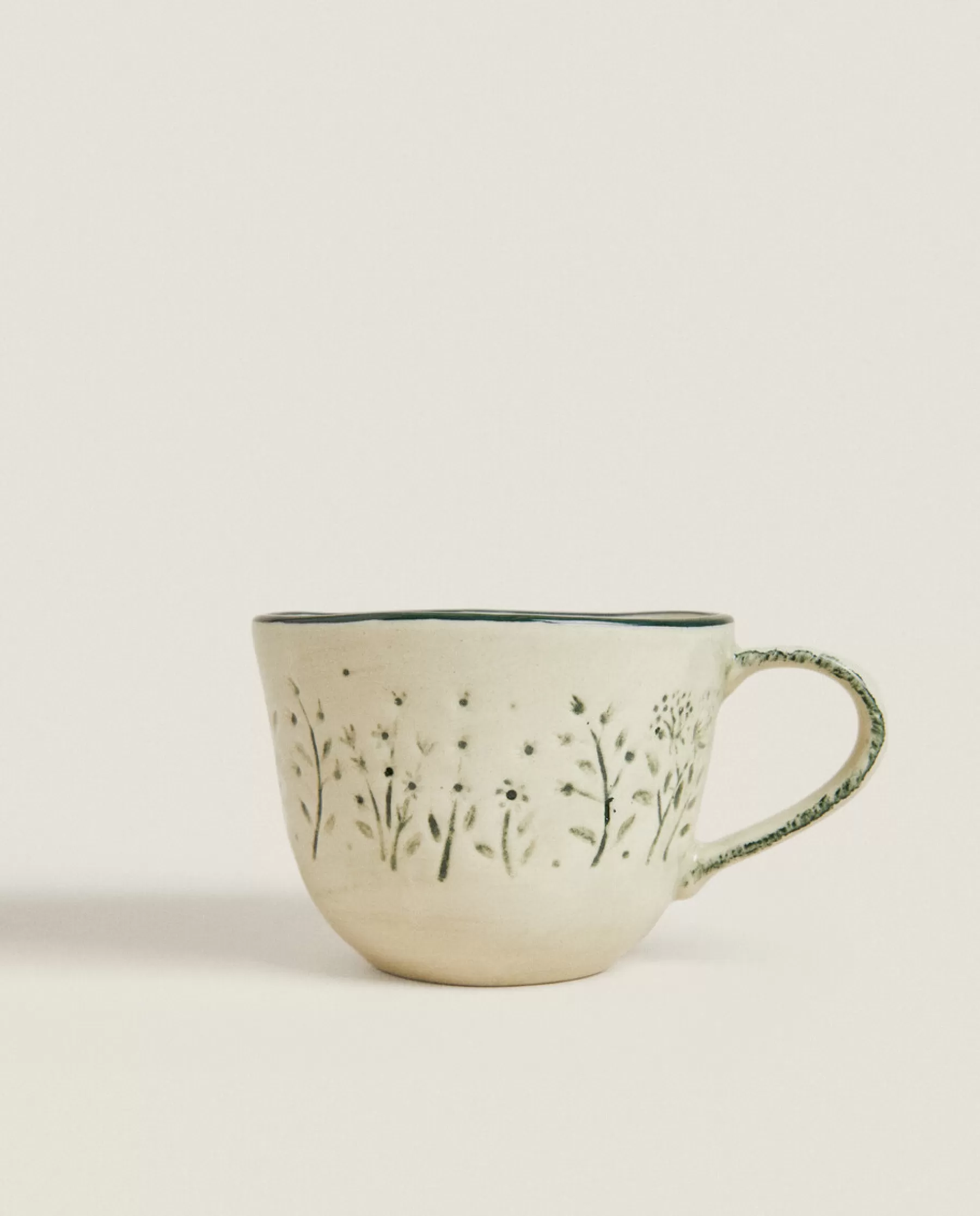 ZARA Home Textured Floral Christmas Mug | Dining