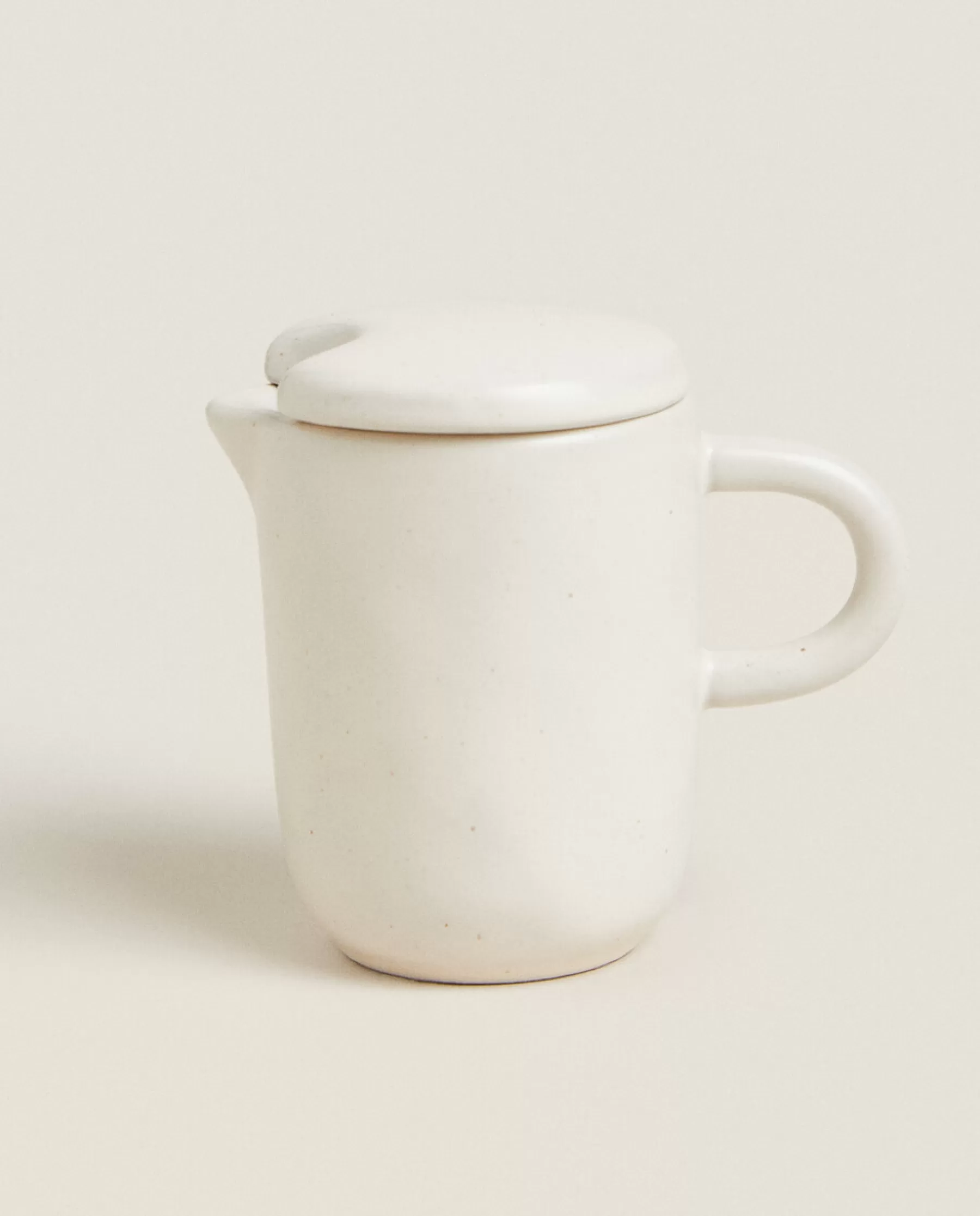 ZARA Home Textured Milk Pitcher With Lid | Coffee And Tea