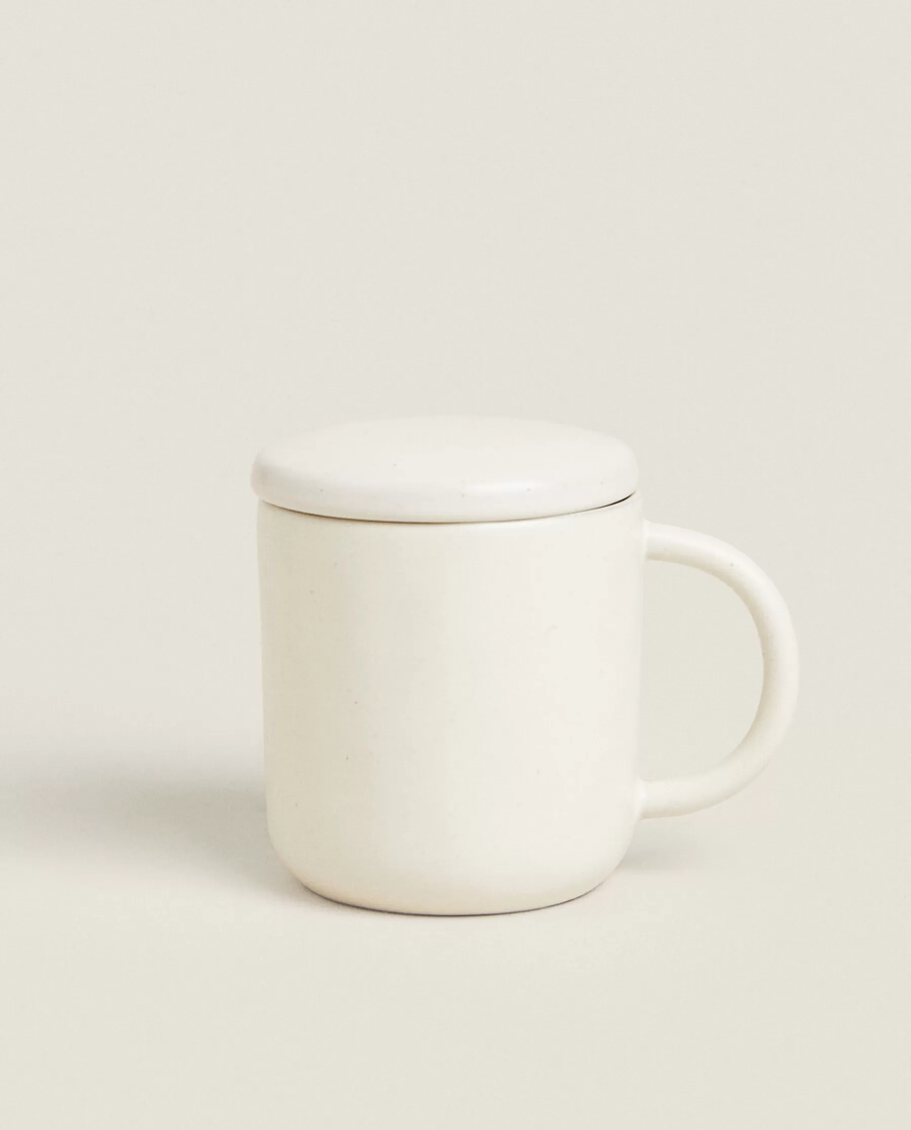 ZARA Home Textured Mug With Lid | Mugs