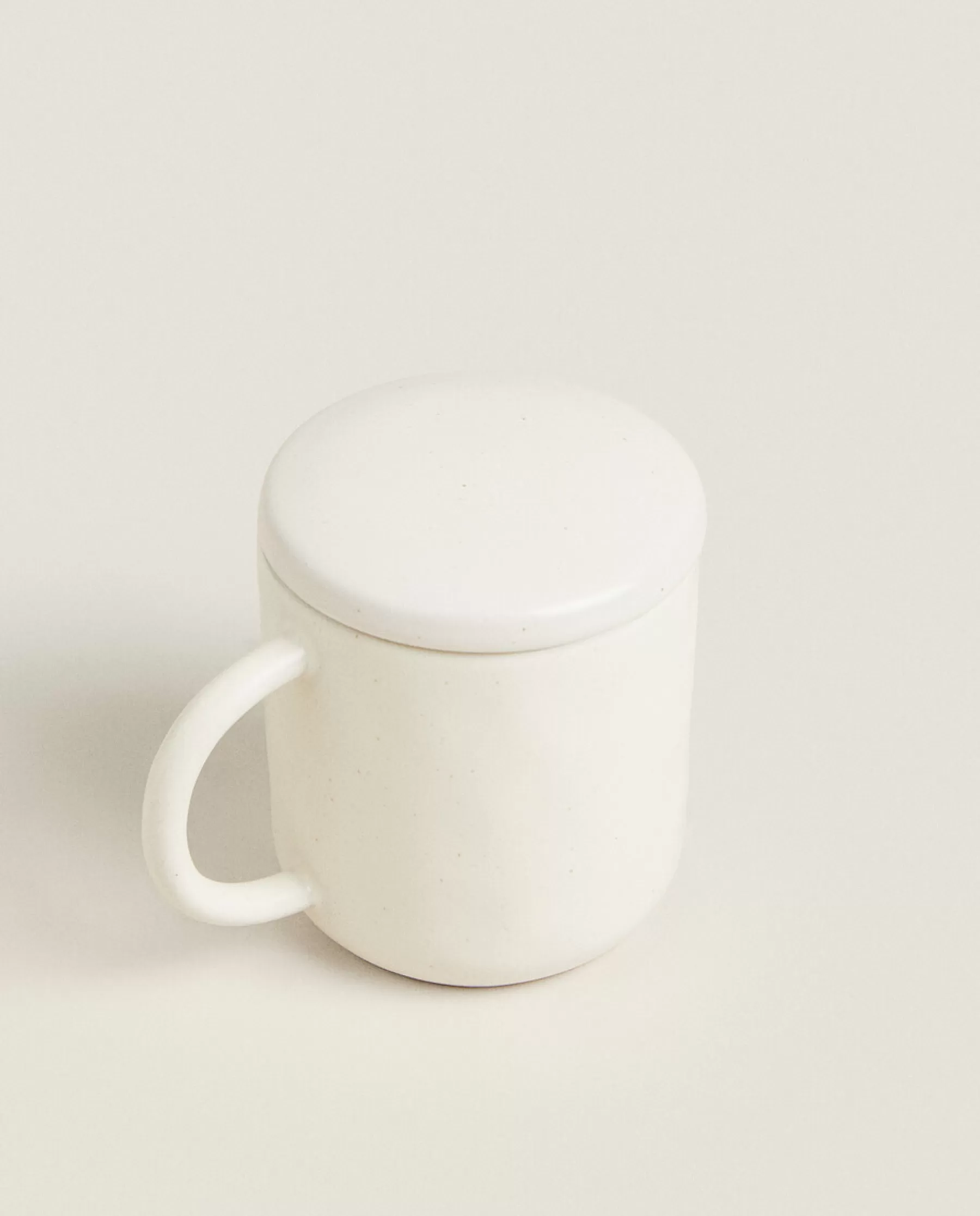 ZARA Home Textured Mug With Lid | Mugs