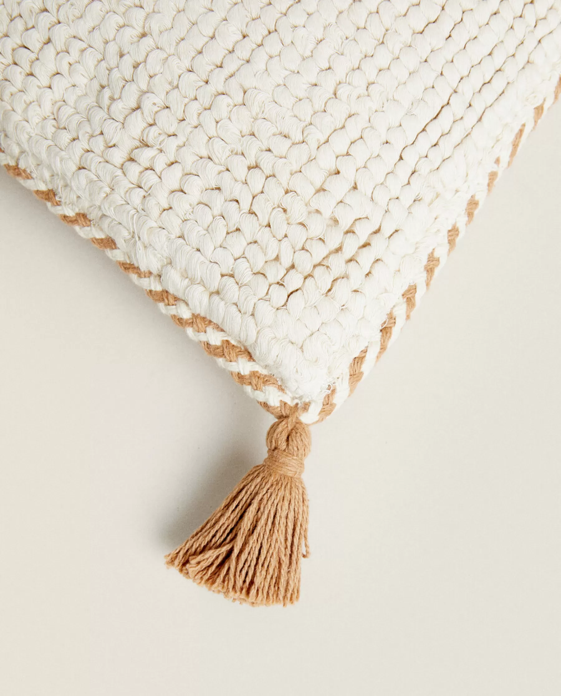 ZARA Home Throw Pillow Cover With Tassels | Throw Pillows