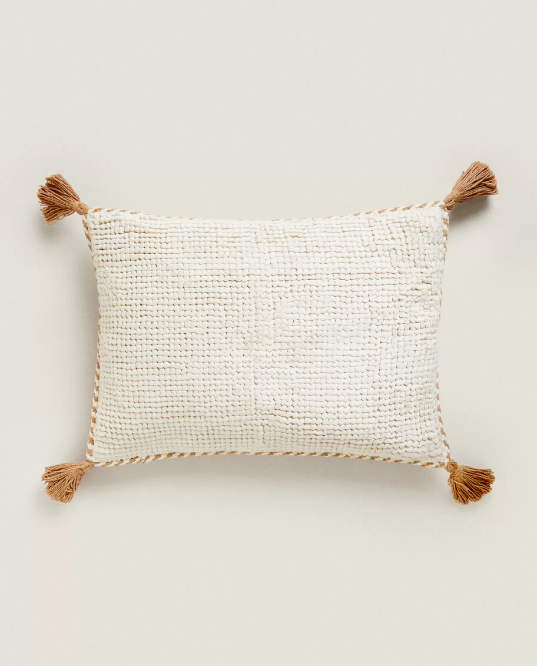 ZARA Home Throw Pillow Cover With Tassels | Throw Pillows