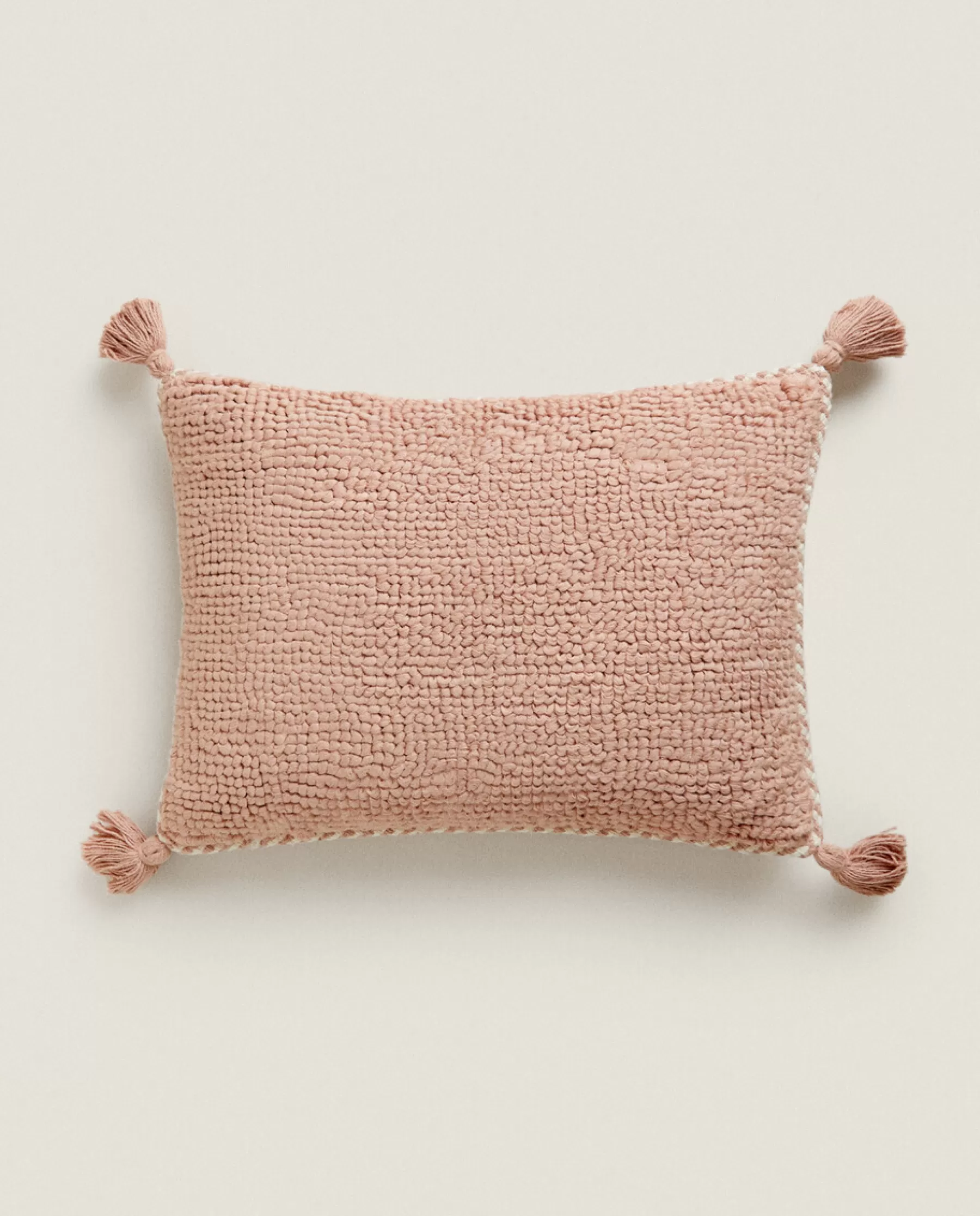 ZARA Home Throw Pillow Cover With Tassels | Throw Pillows