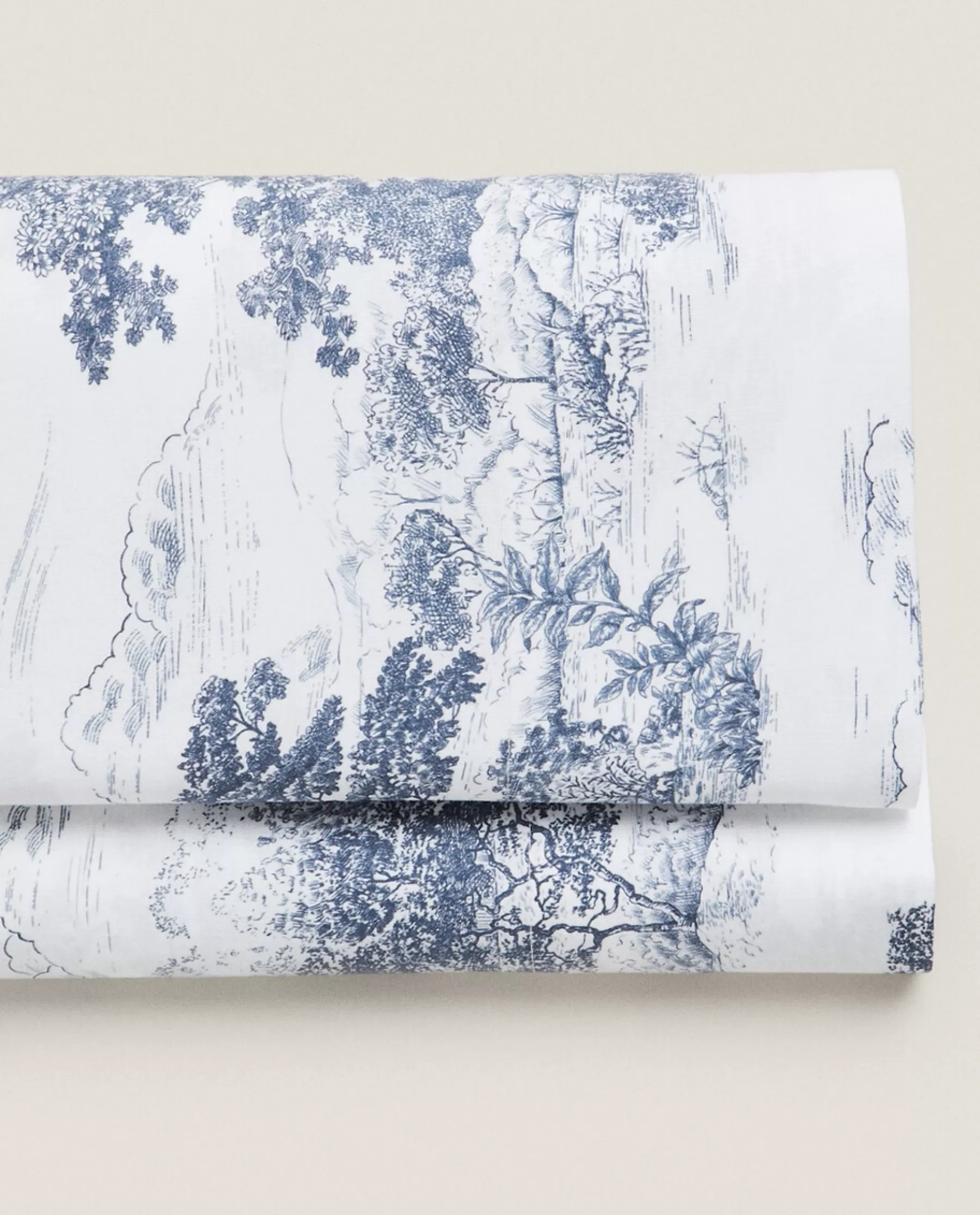 ZARA Home Toile De Jouy Flat Sheet | Flat Sheets