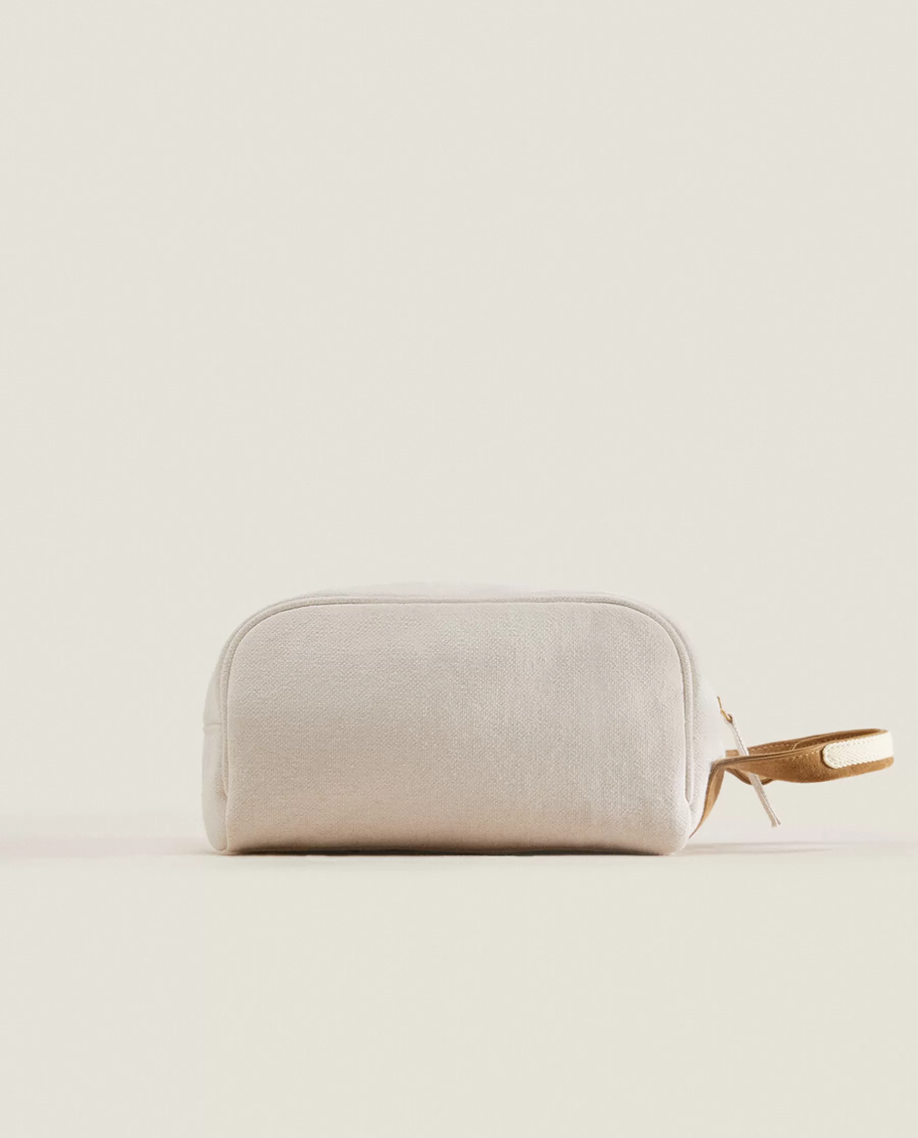 ZARA Home Toiletry Bag With Leather Detail | Personalization