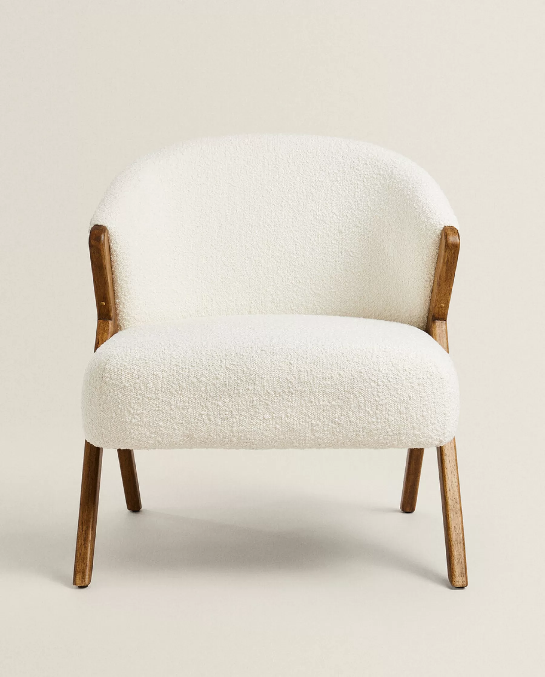 ZARA Home Upholstered Boucle Armchair | Armchairs