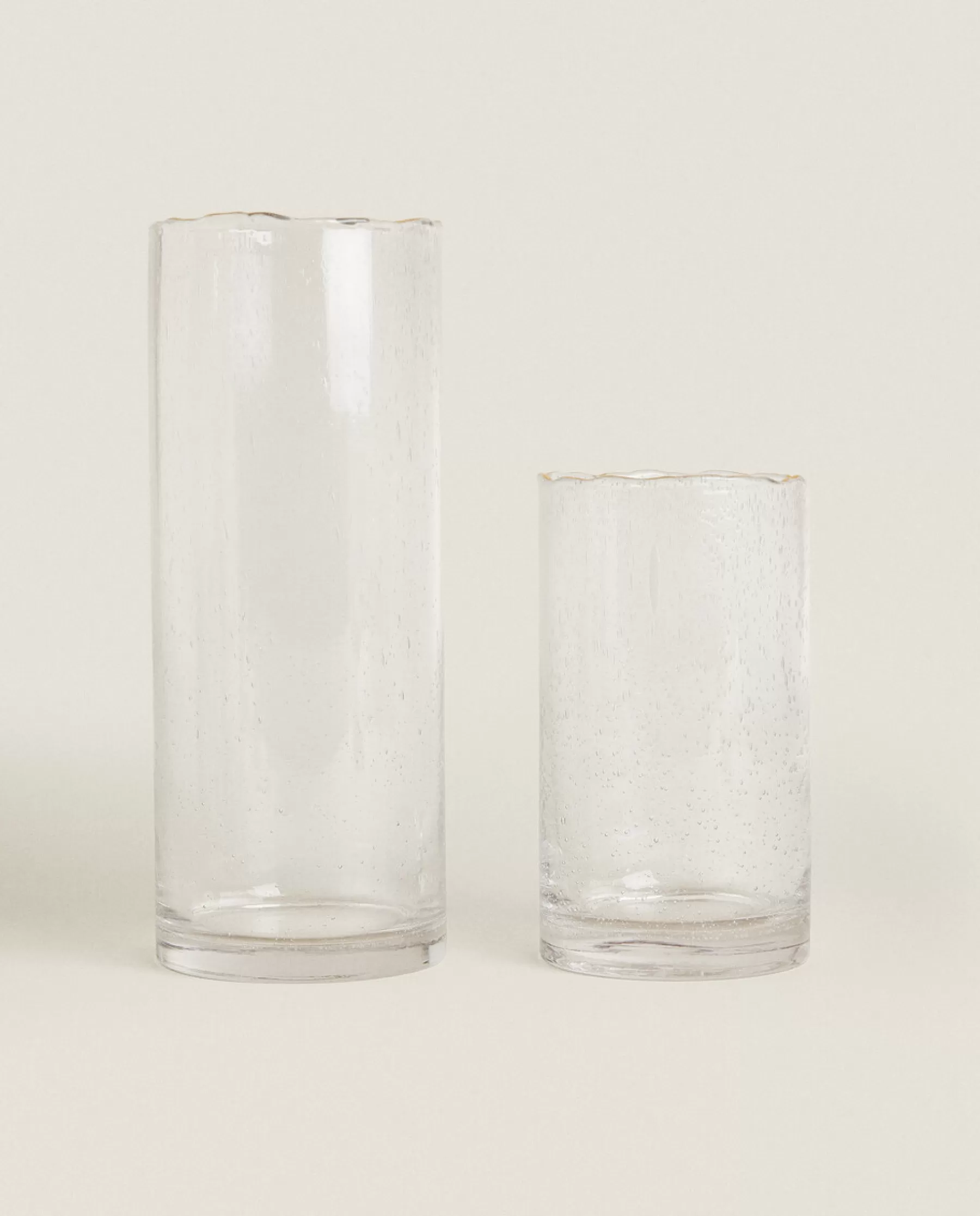 ZARA Home Vase With Gold Rim | Vases