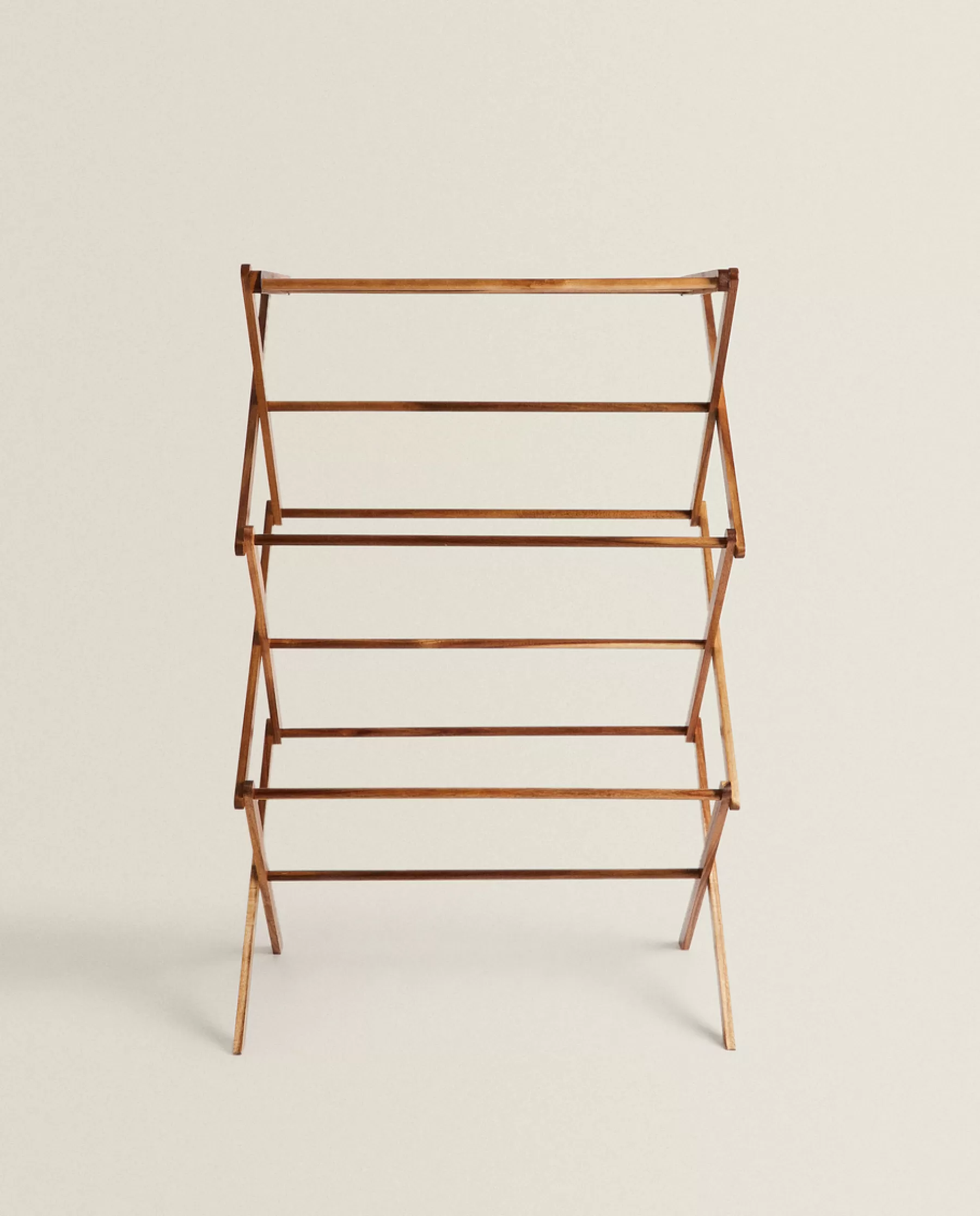 ZARA Home Vertical Folding Wooden Clothes Horse | Laundry Care