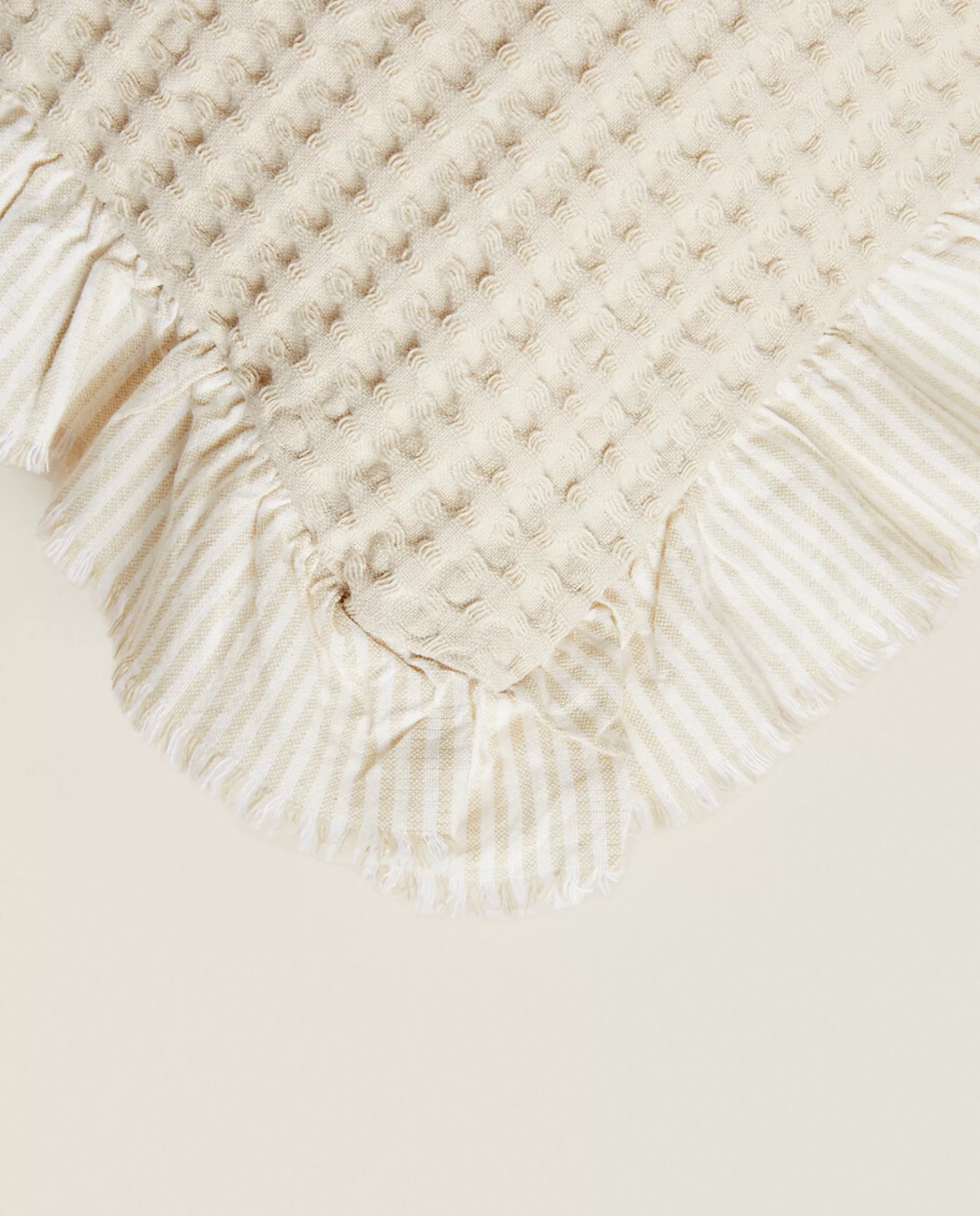 ZARA Home Waffle-Knit Throw Pillow Cover | Crib Bedding