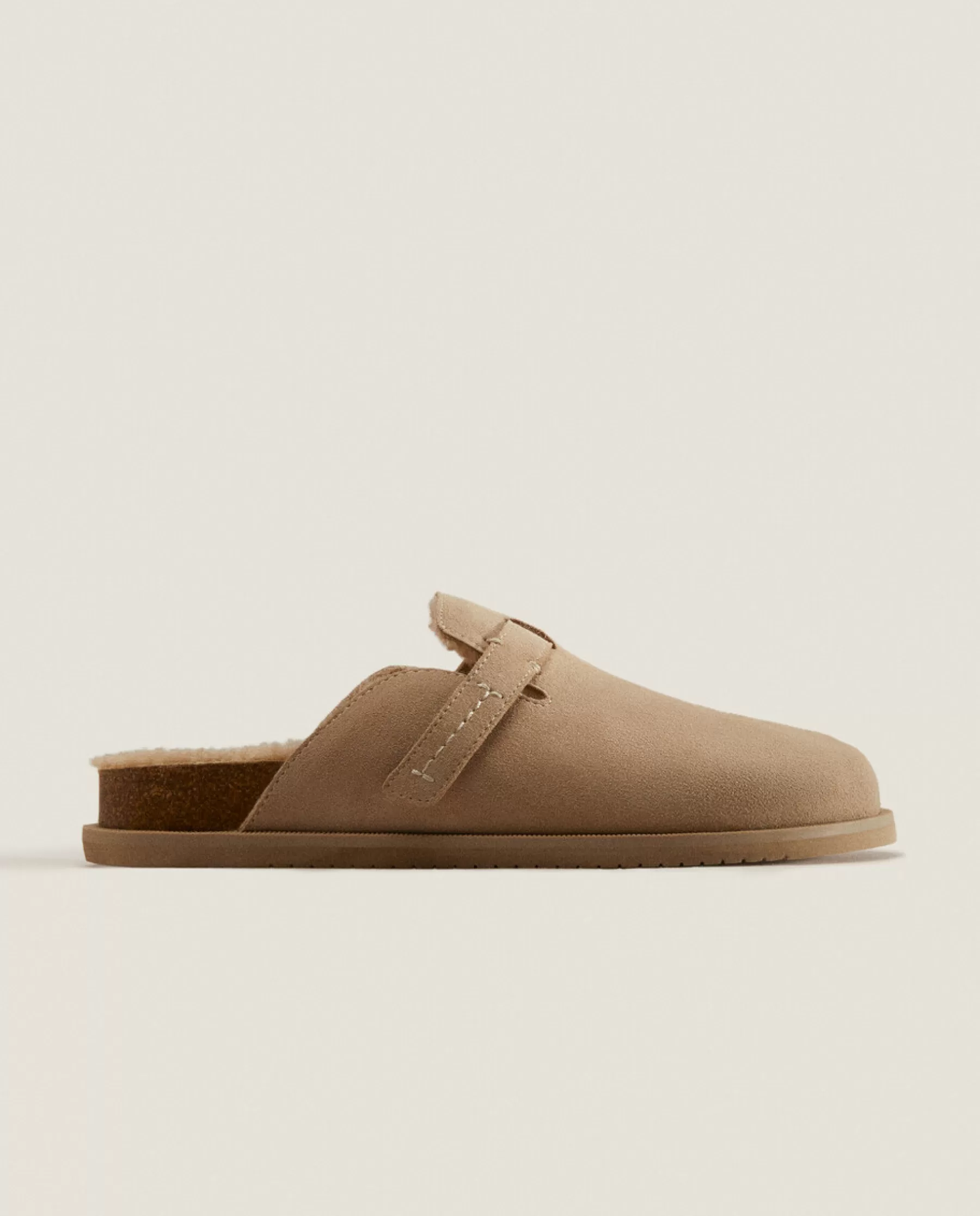 ZARA Home Warm Leather Clogs | Woman