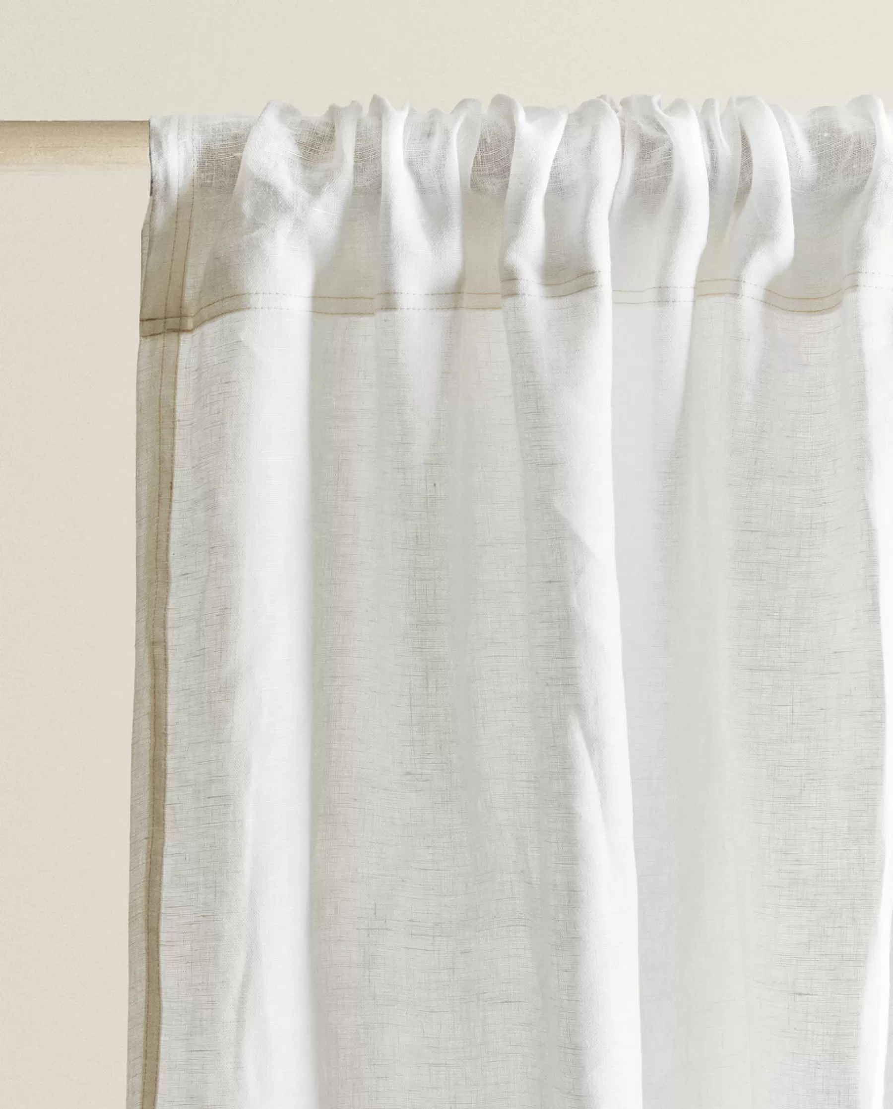 ZARA Home Washed Linen Curtain | Curtains