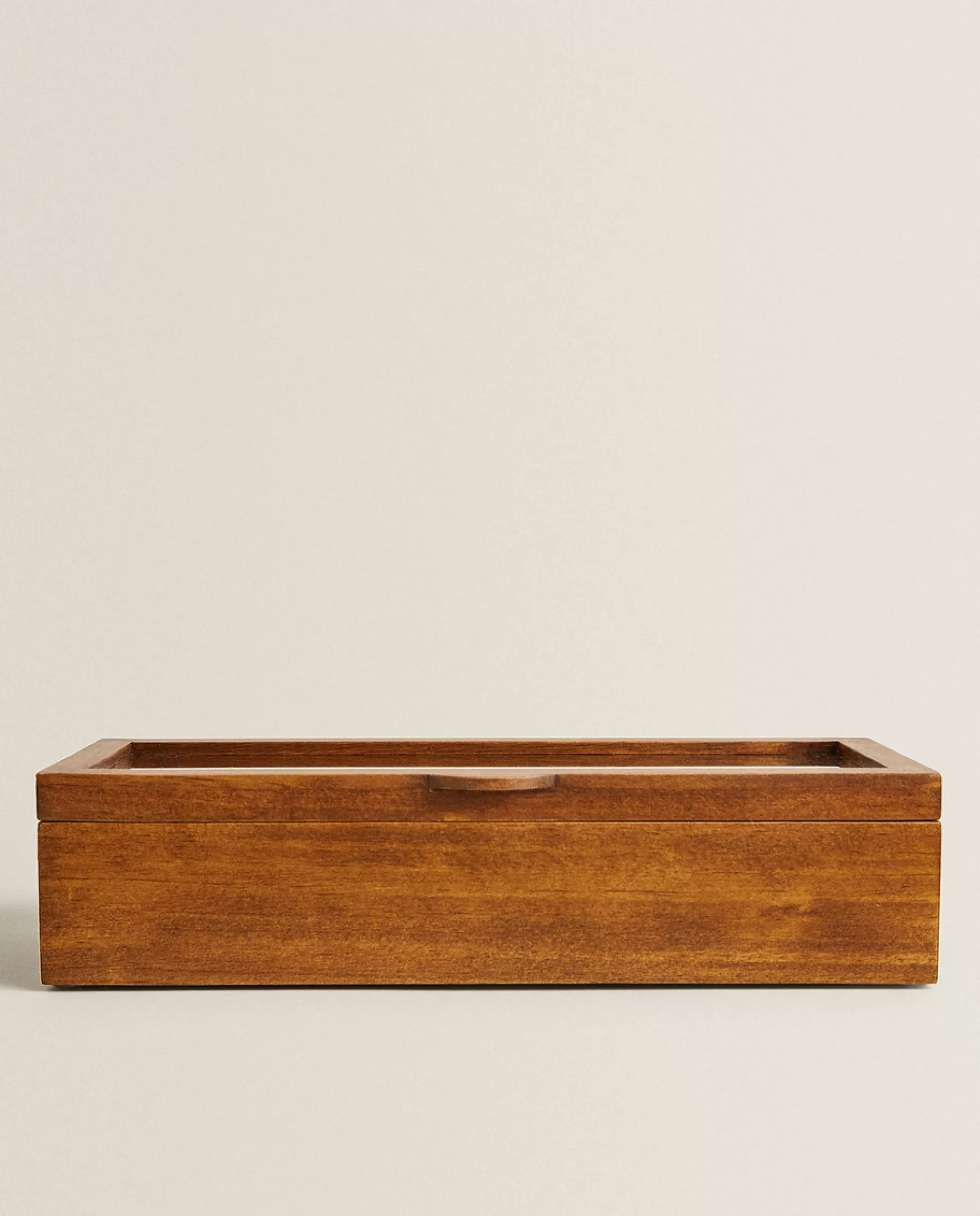 ZARA Home Wood And Linen Watch Box | Boxes And Jewelry Boxes