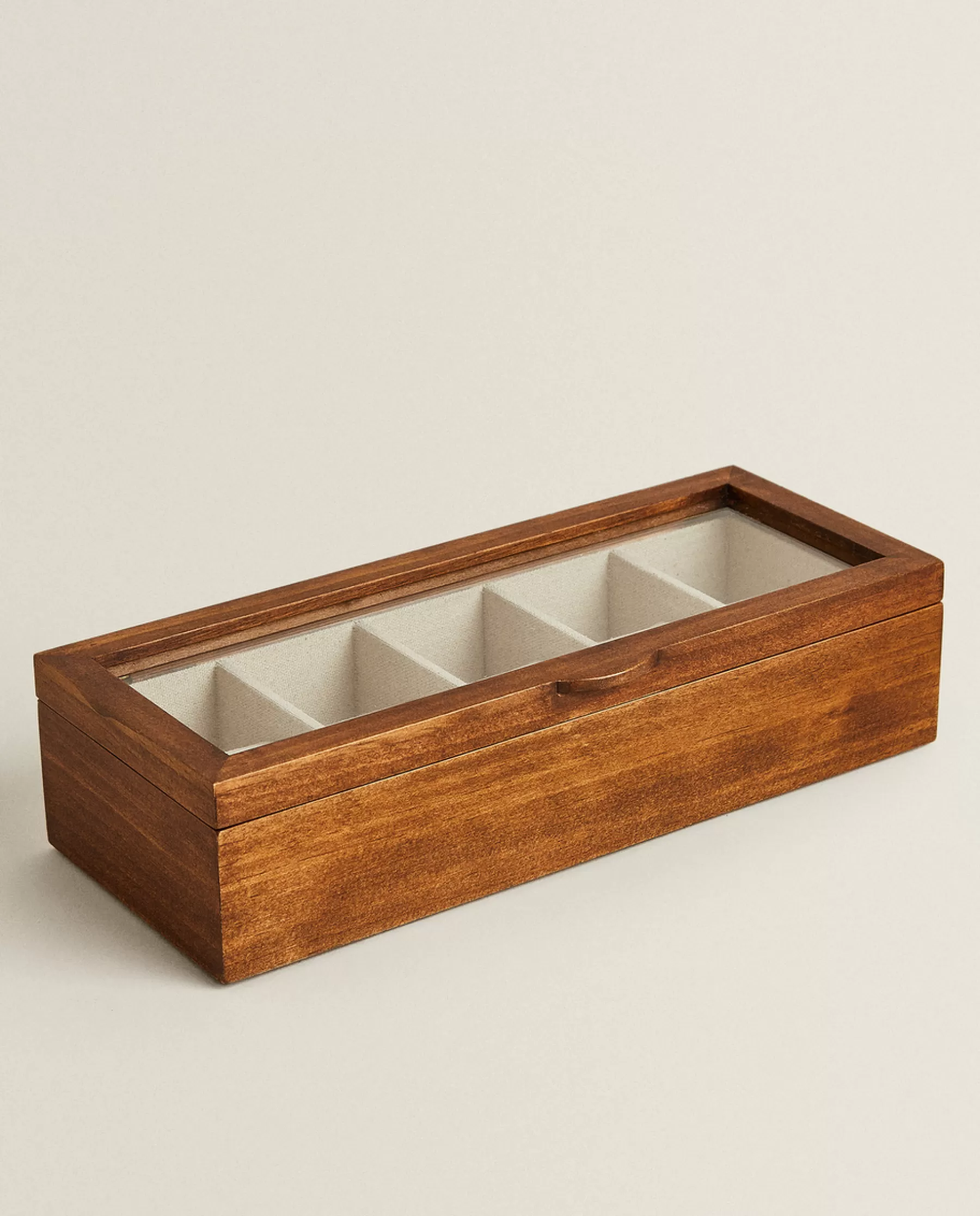 ZARA Home Wood And Linen Watch Box | Boxes And Jewelry Boxes