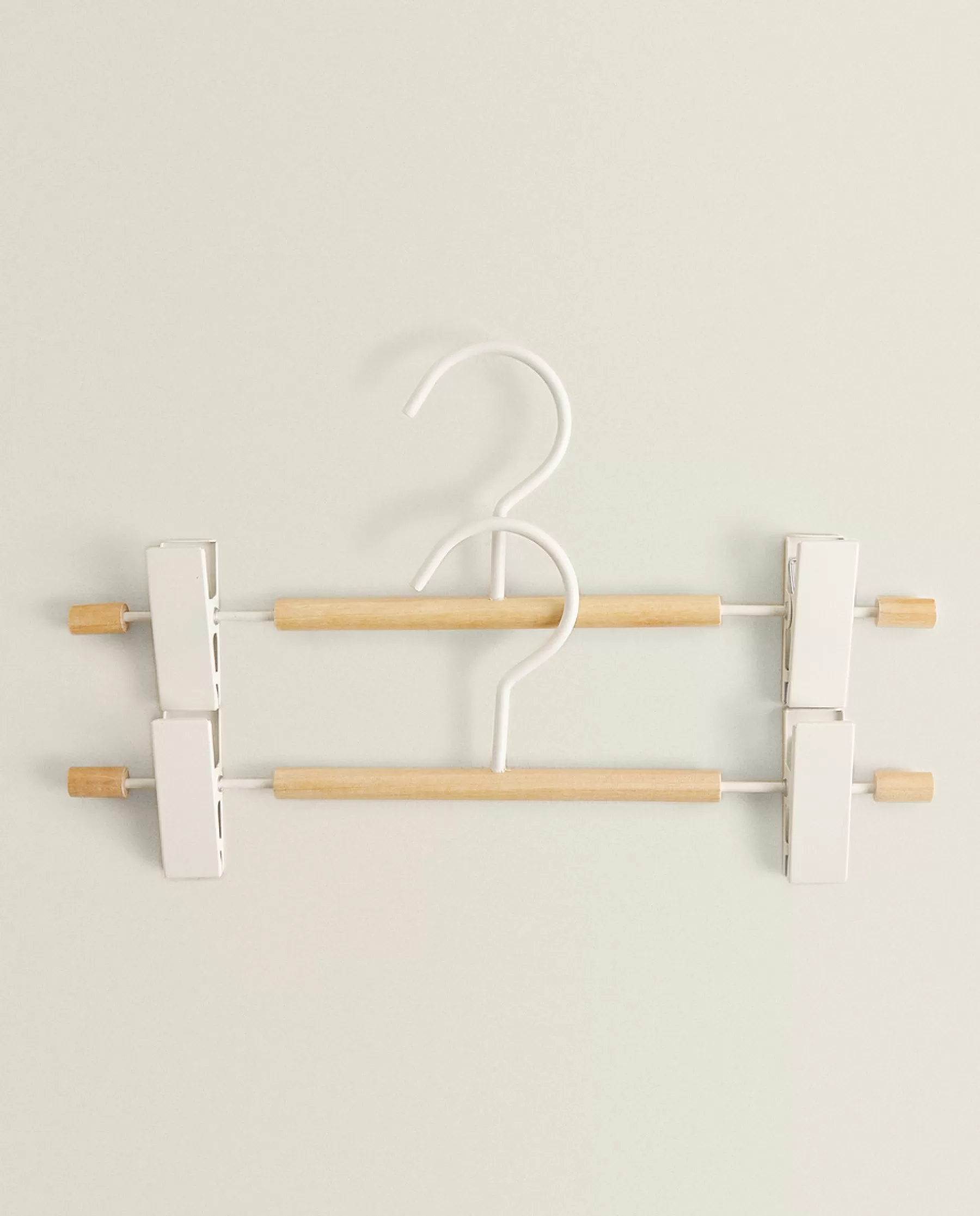 ZARA Home Wood And Metal Skirt Hanger (Set Of 2) | Hangers & Hooks