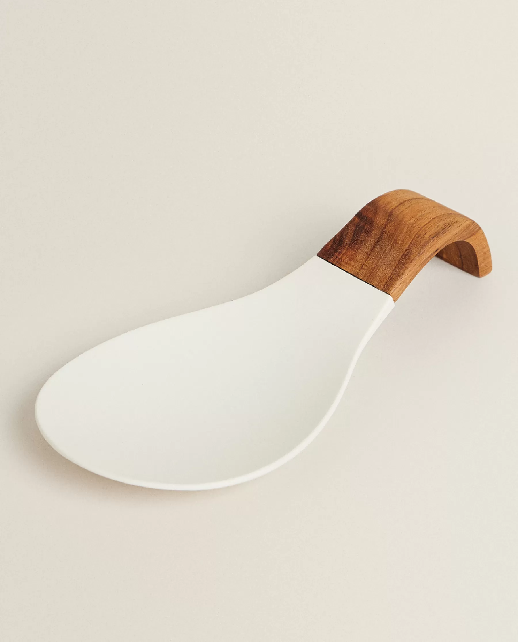 ZARA Home Wood And Silicone Spoon Rest | Kitchen Utensils