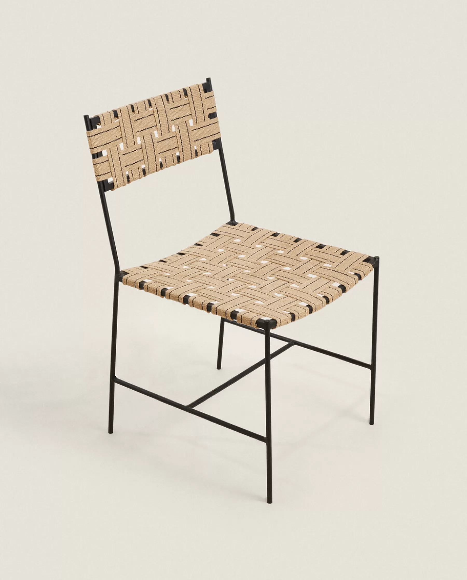 ZARA Home Woven Jute And Metal Chair | Chairs & Armchairs