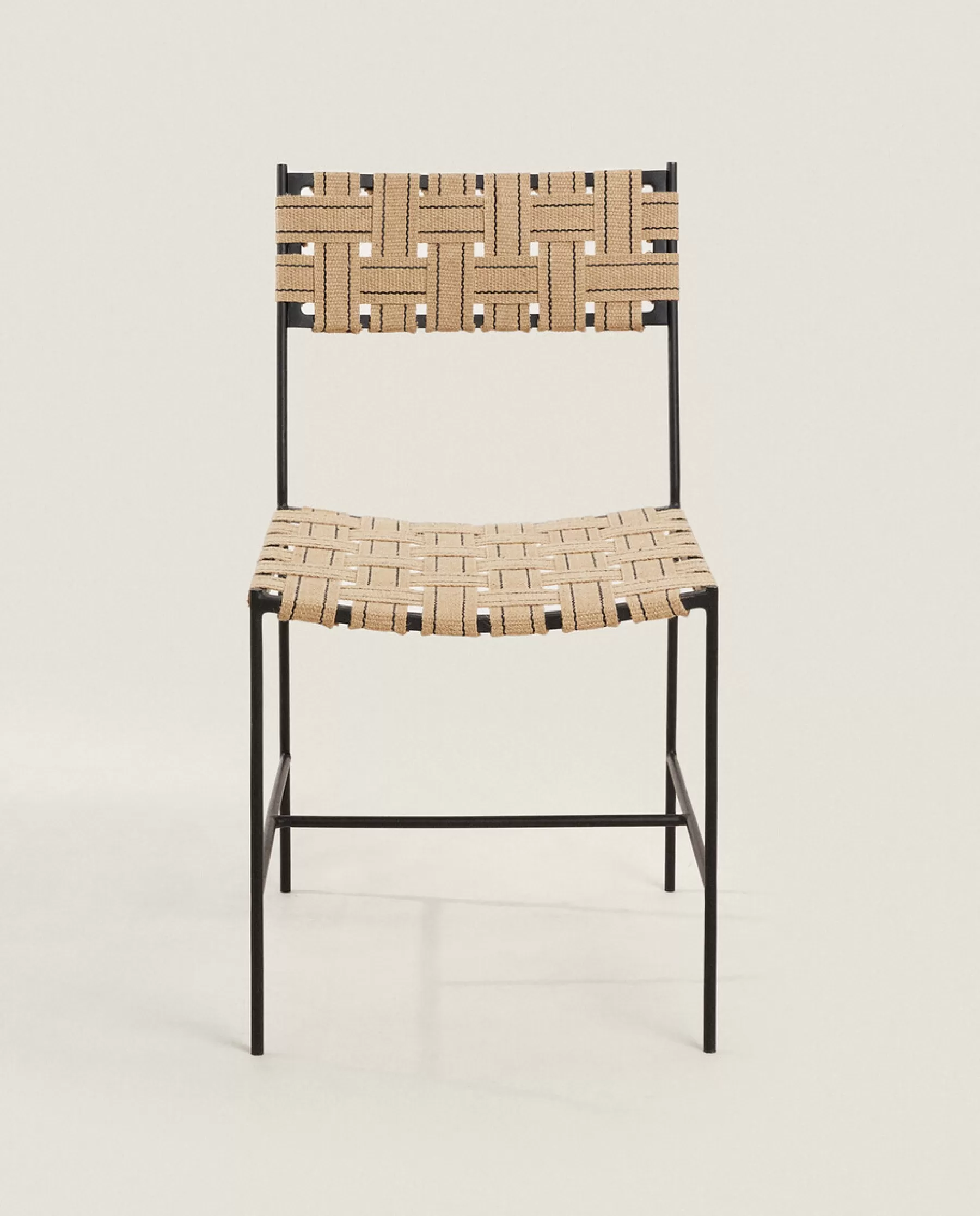 ZARA Home Woven Jute And Metal Chair | Chairs & Armchairs