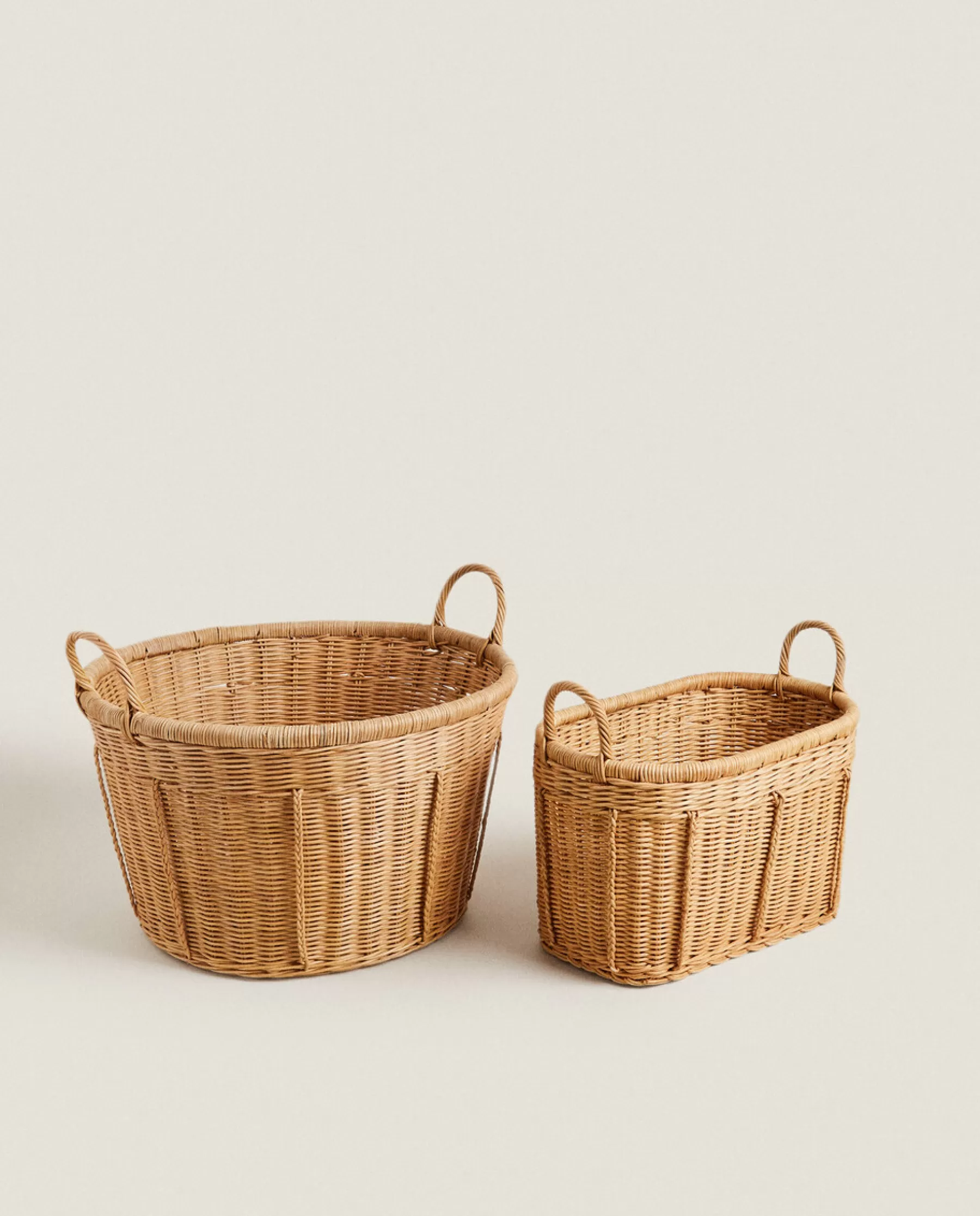 ZARA Home Woven Rattan Basket | Baskets