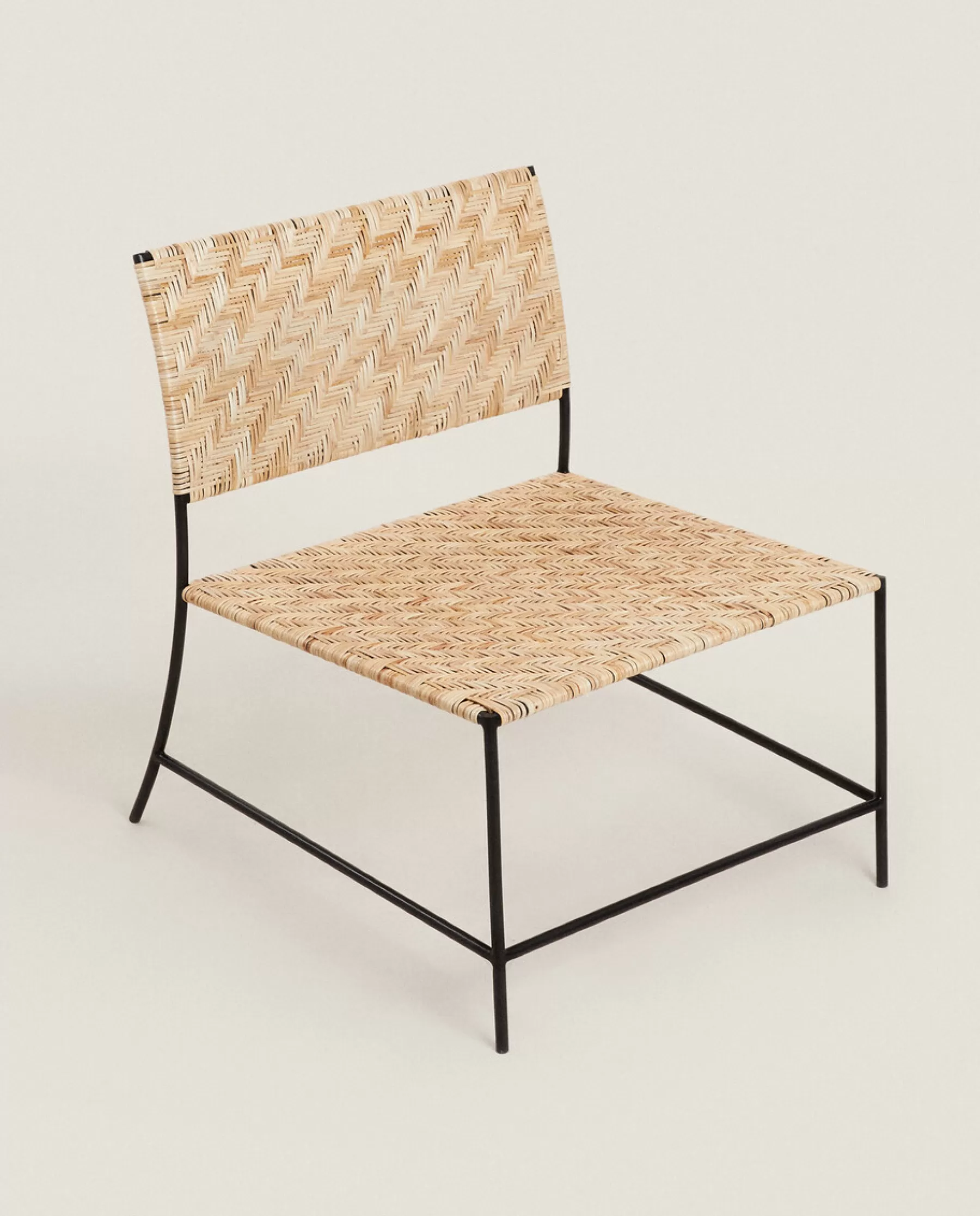 ZARA Home Woven Rattan Metal Chair | Chairs & Armchairs