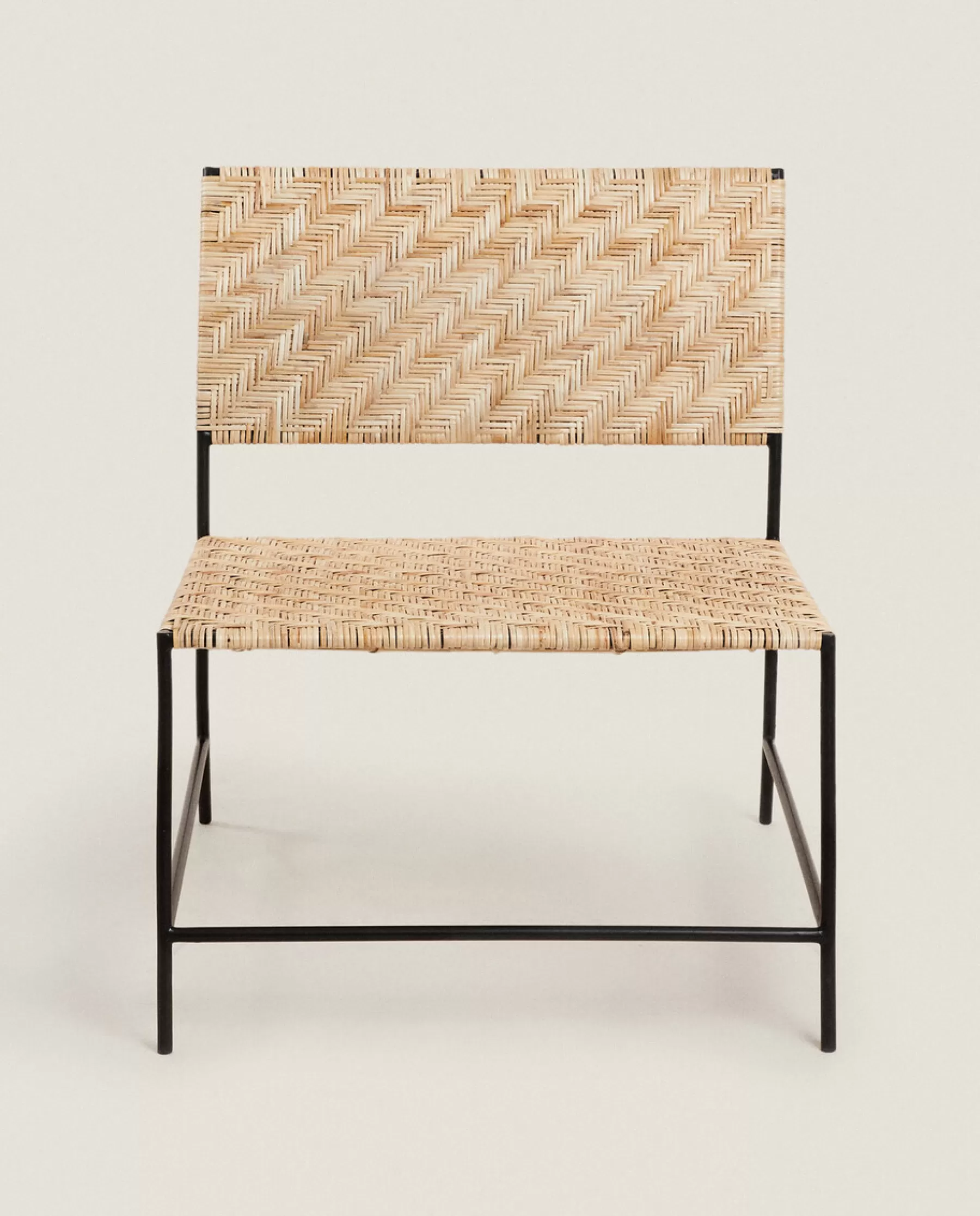 ZARA Home Woven Rattan Metal Chair | Chairs & Armchairs